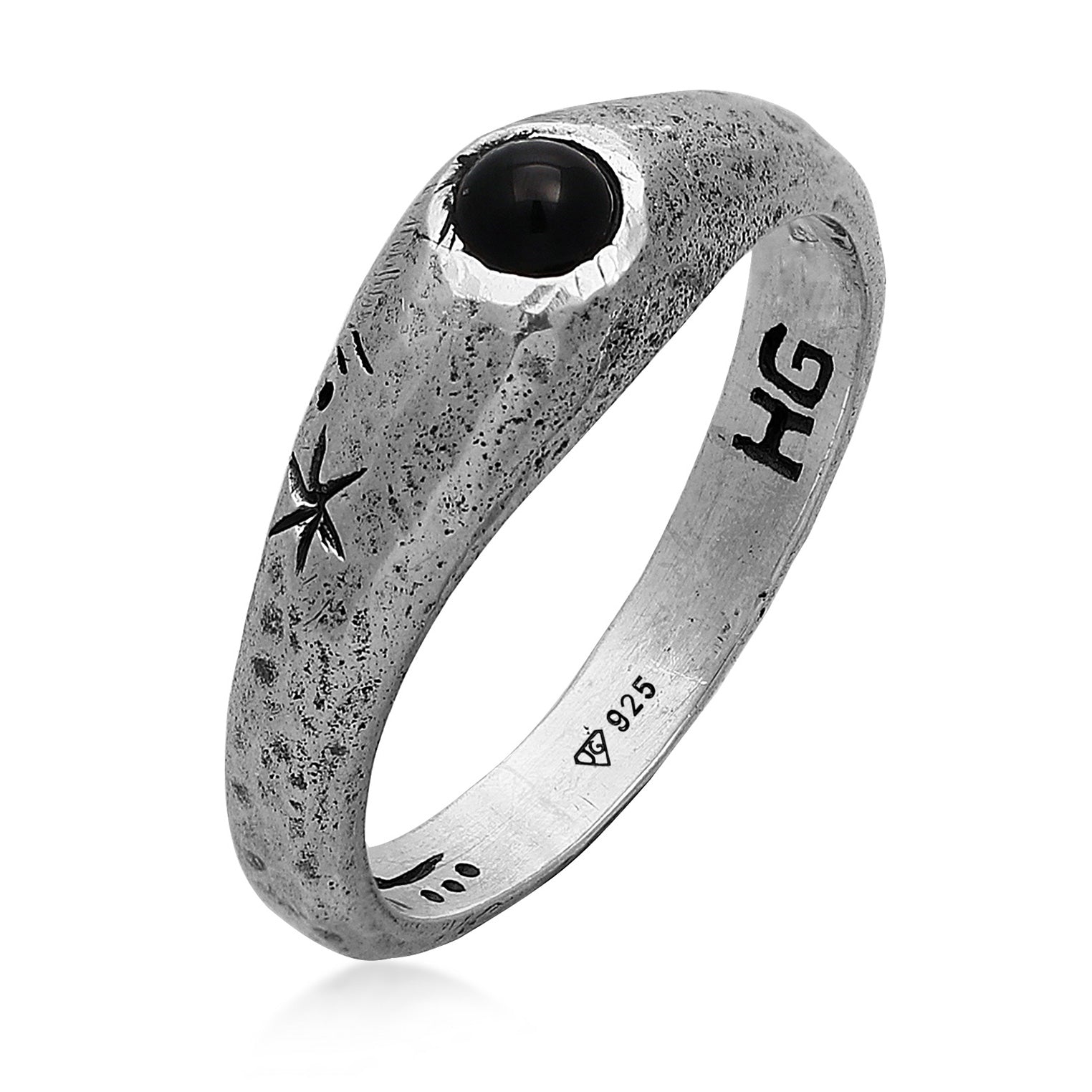 Cast Away Ring Black Onyx - Main Image