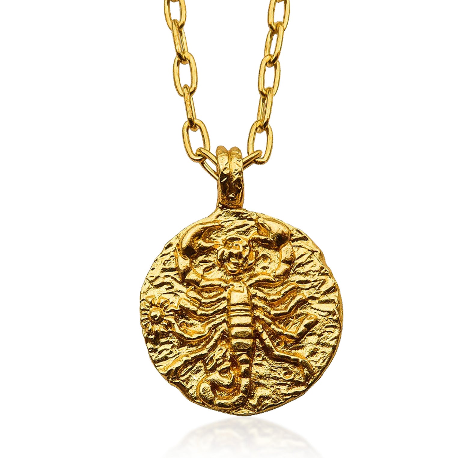 Gold - HAZE & GLORY | Gold Tierkreiszeichen Halskette - Skorpion