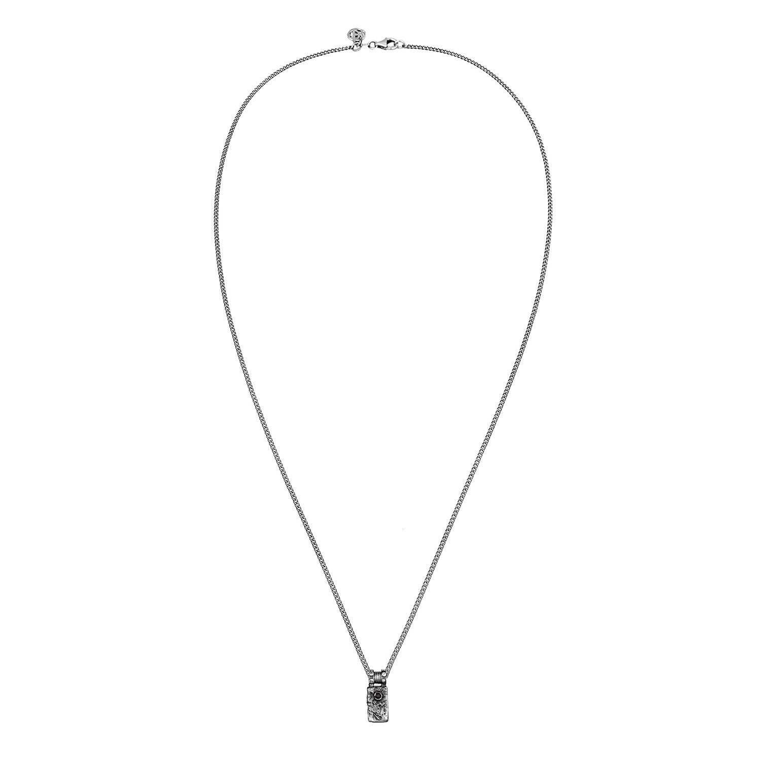 Silber - HAZE & GLORY | Black Zirkonia Shield Halskette