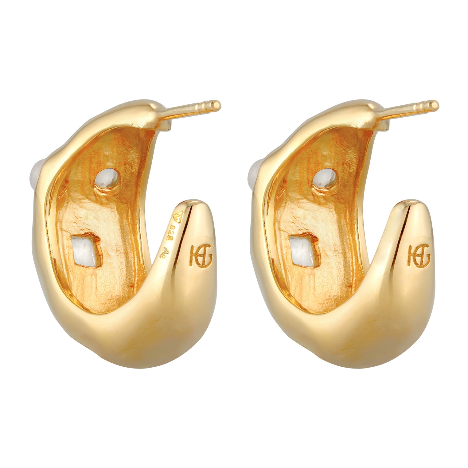 Gold - HAZE & GLORY | Night Hoop Earrings