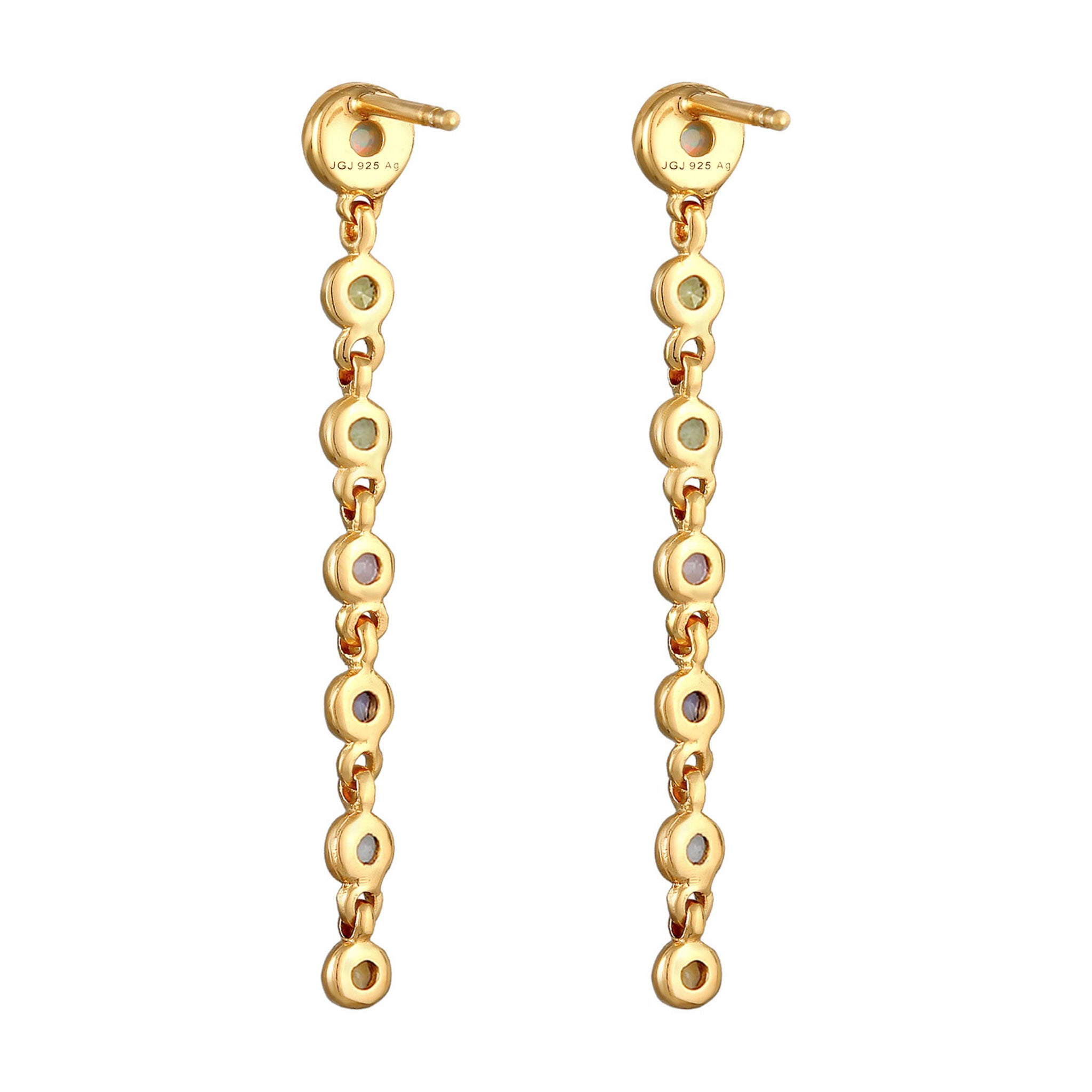 Gold - HAZE & GLORY | 54 Glam Edelstein Ohrringe