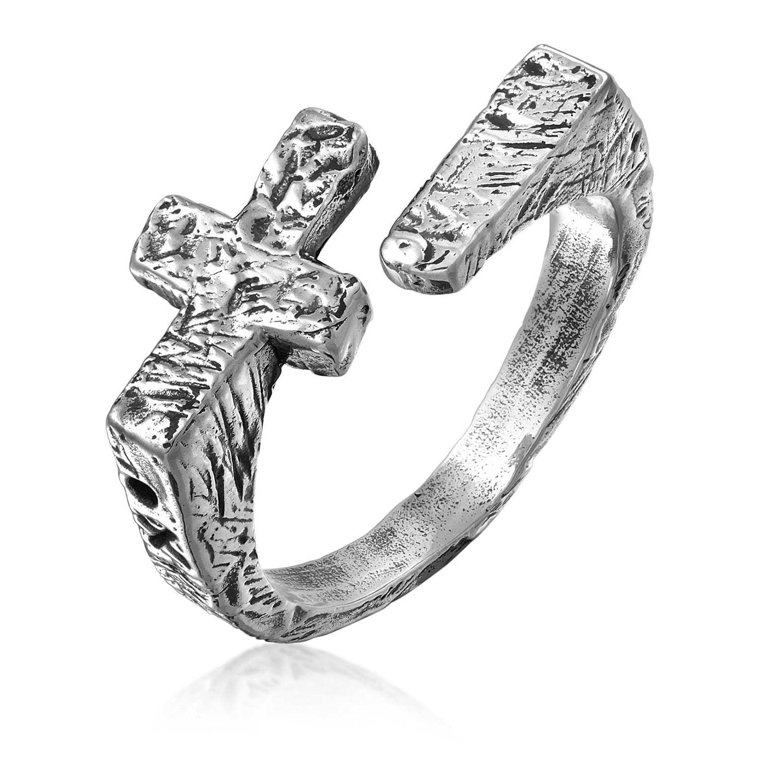 Silber - HAZE & GLORY | Cross Bar Ring