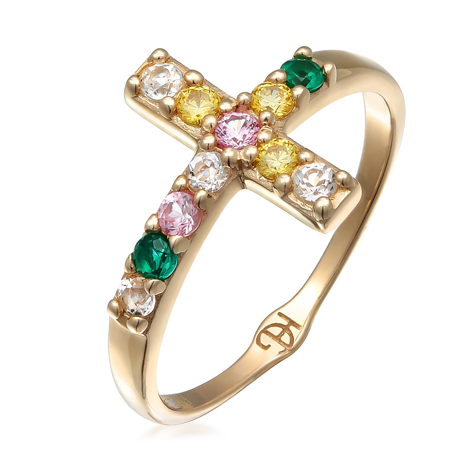 Cross shop shaped ring