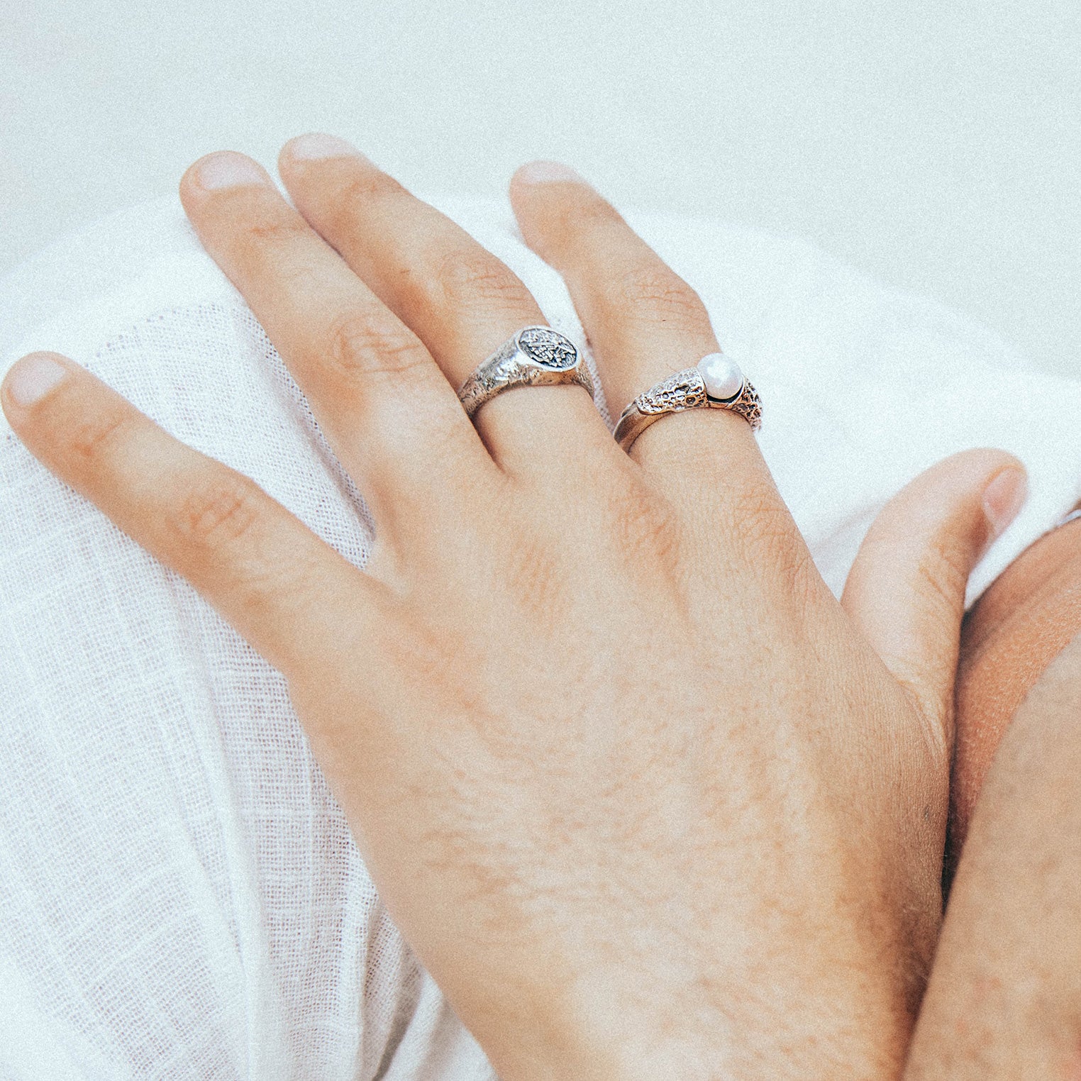 Silber - HAZE & GLORY | Pearly Silber Ring