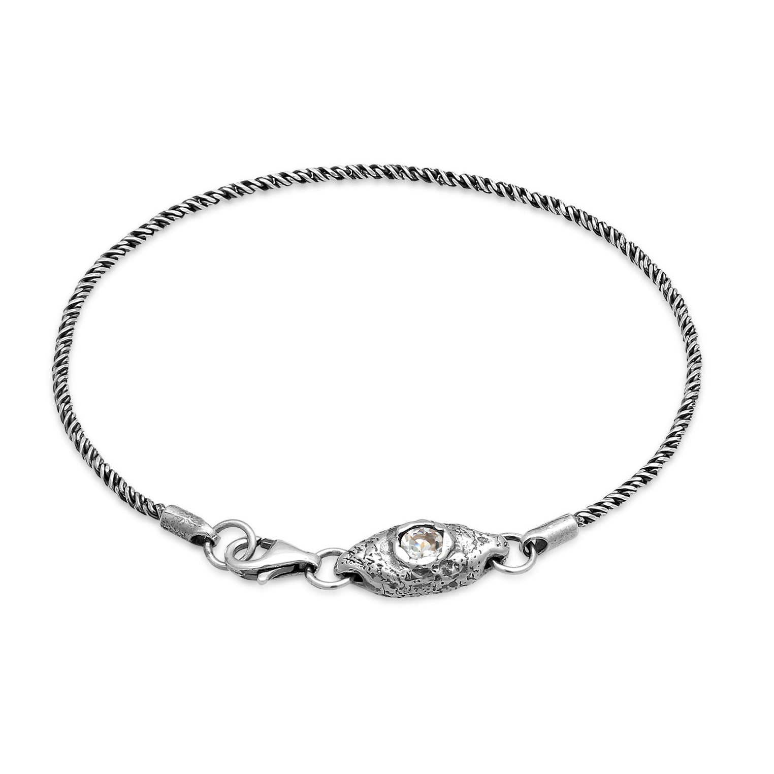 SilberOxidiert - HAZE & GLORY | Topas Armband