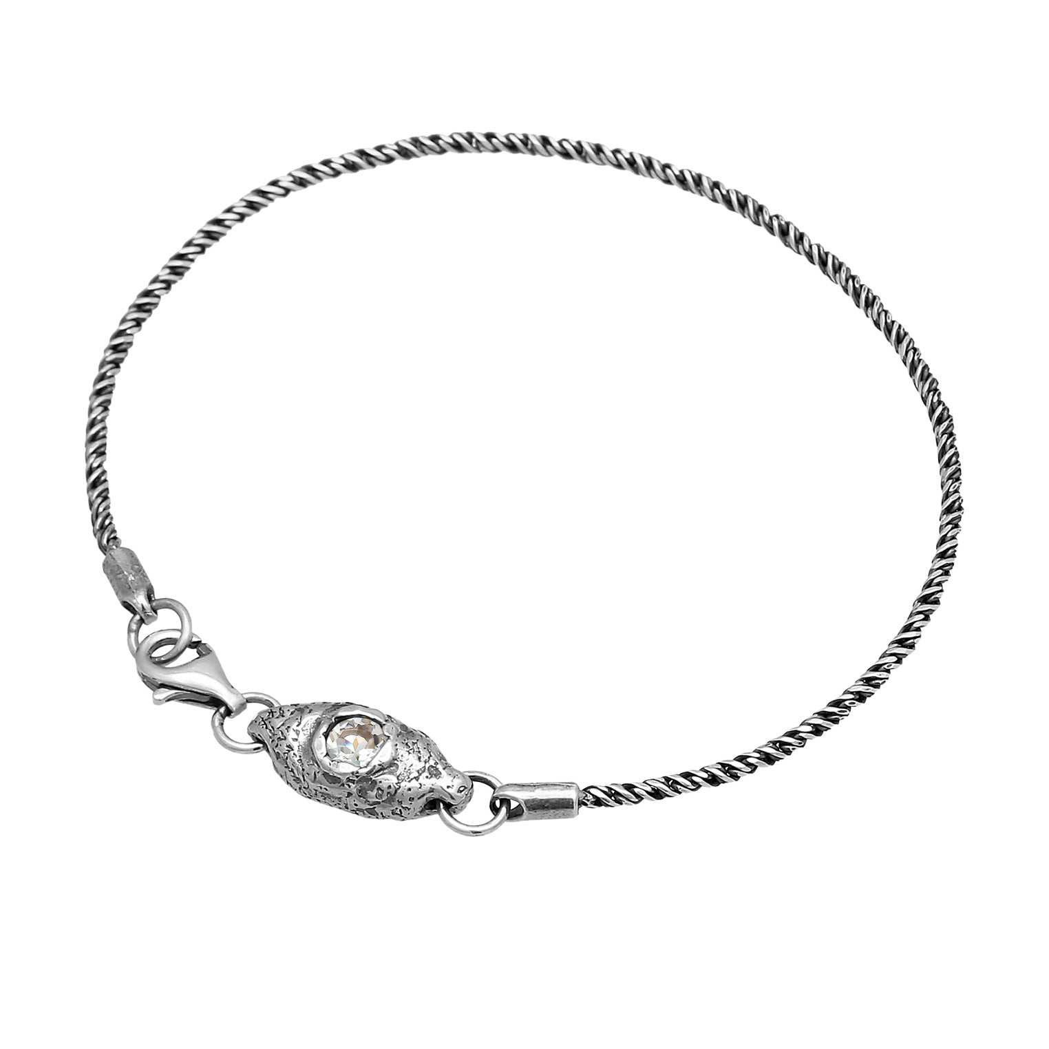 SilberOxidiert - HAZE & GLORY | Topas Armband