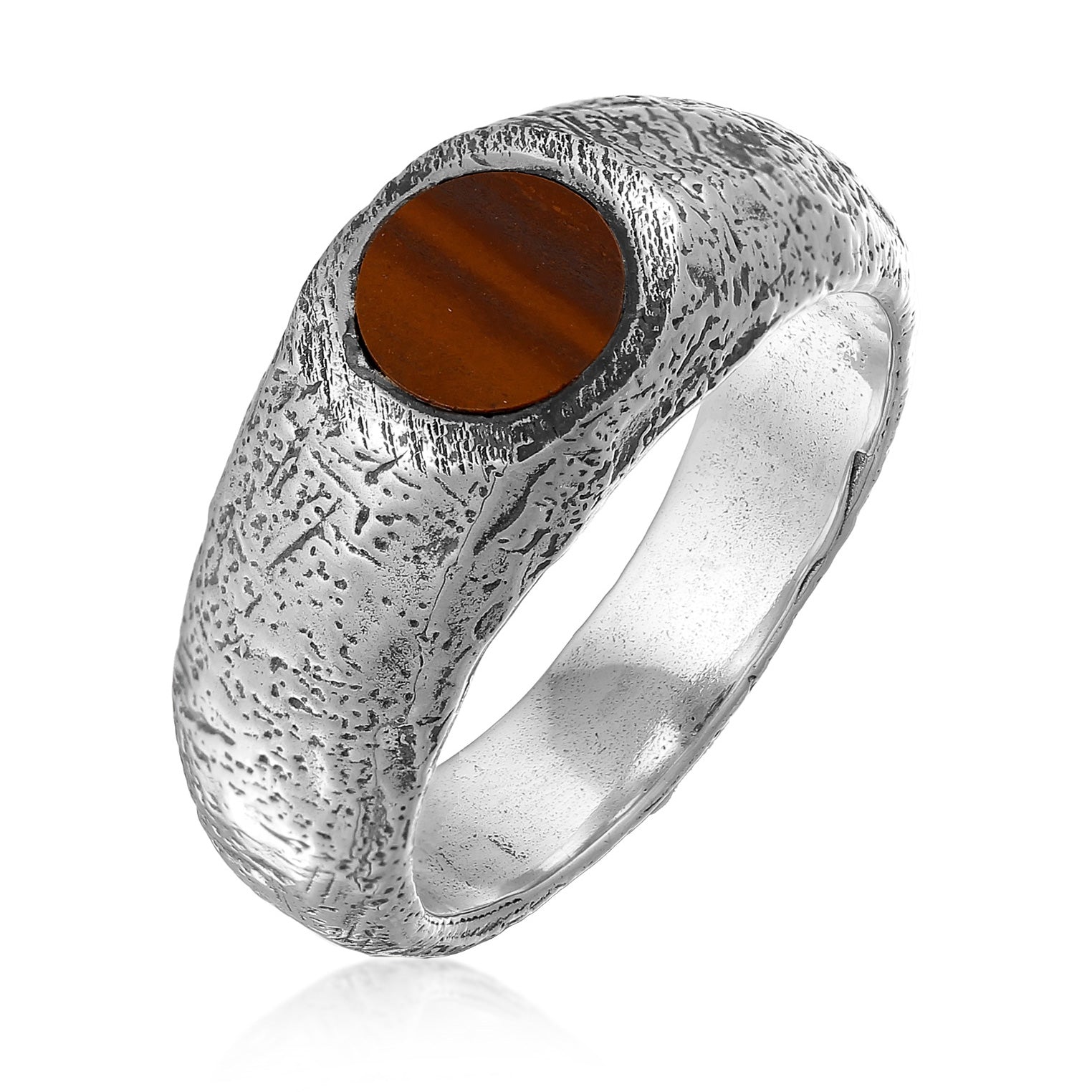 Brown Jasper Signet Ring