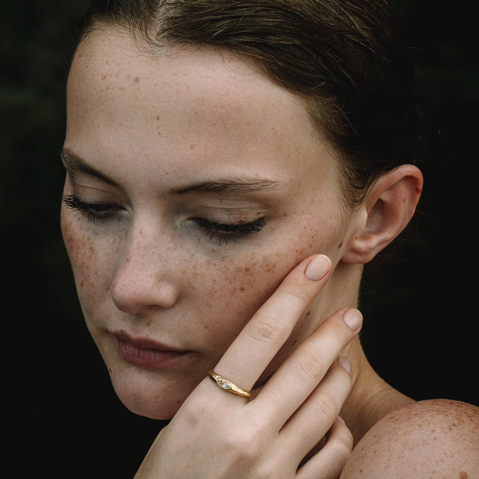 Gold - HAZE & GLORY | Marquise Amethyst Love Ring