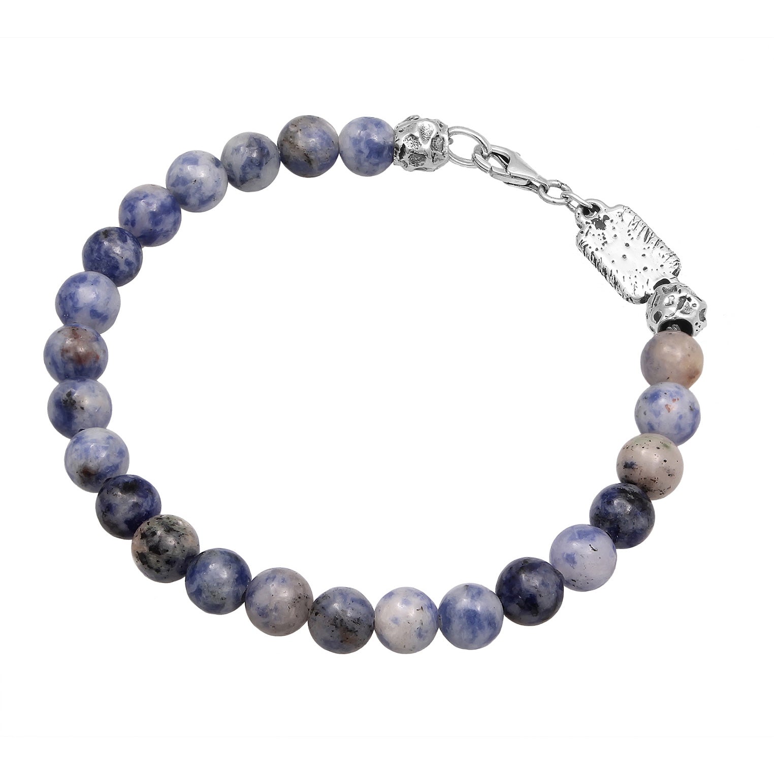 Blau - HAZE & GLORY | Blue Atlantic Edelstein Perlenarmband