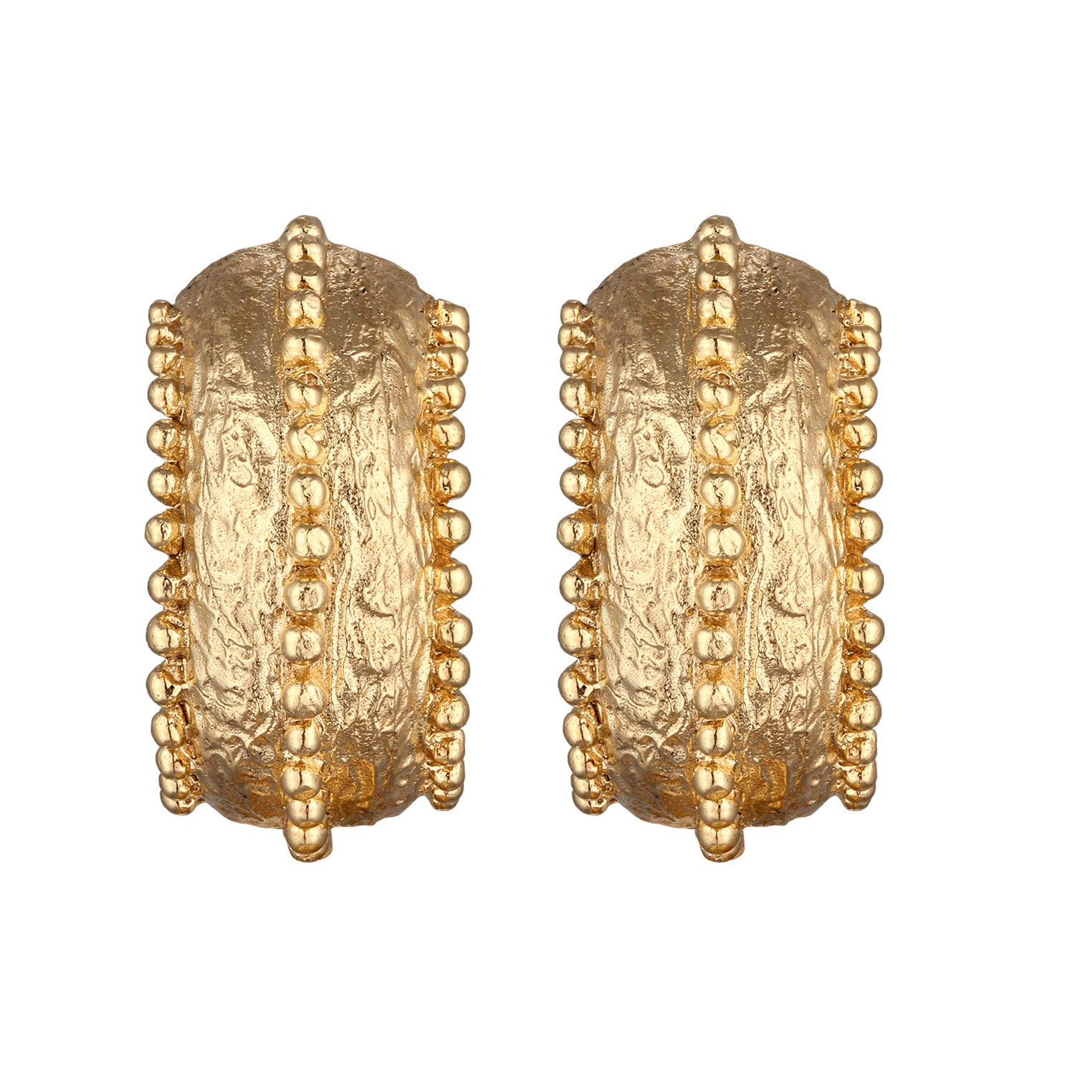 Gold - HAZE & GLORY | Schild Creolen Goldfarben