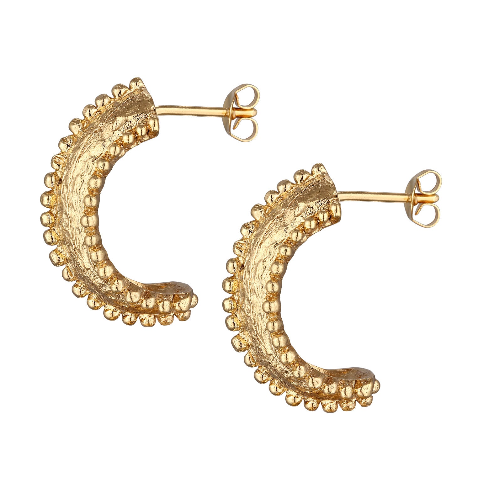 Gold - HAZE & GLORY | Schild Creolen Goldfarben