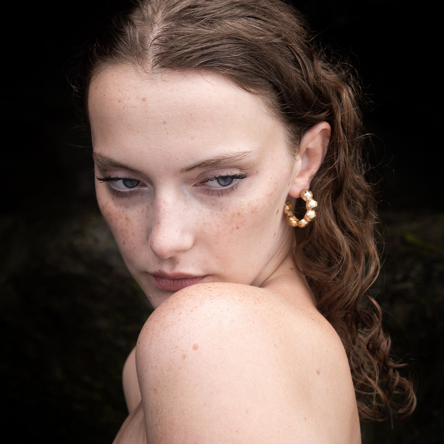 Gold - HAZE & GLORY | Bubble Creolen Gelbgoldfarben