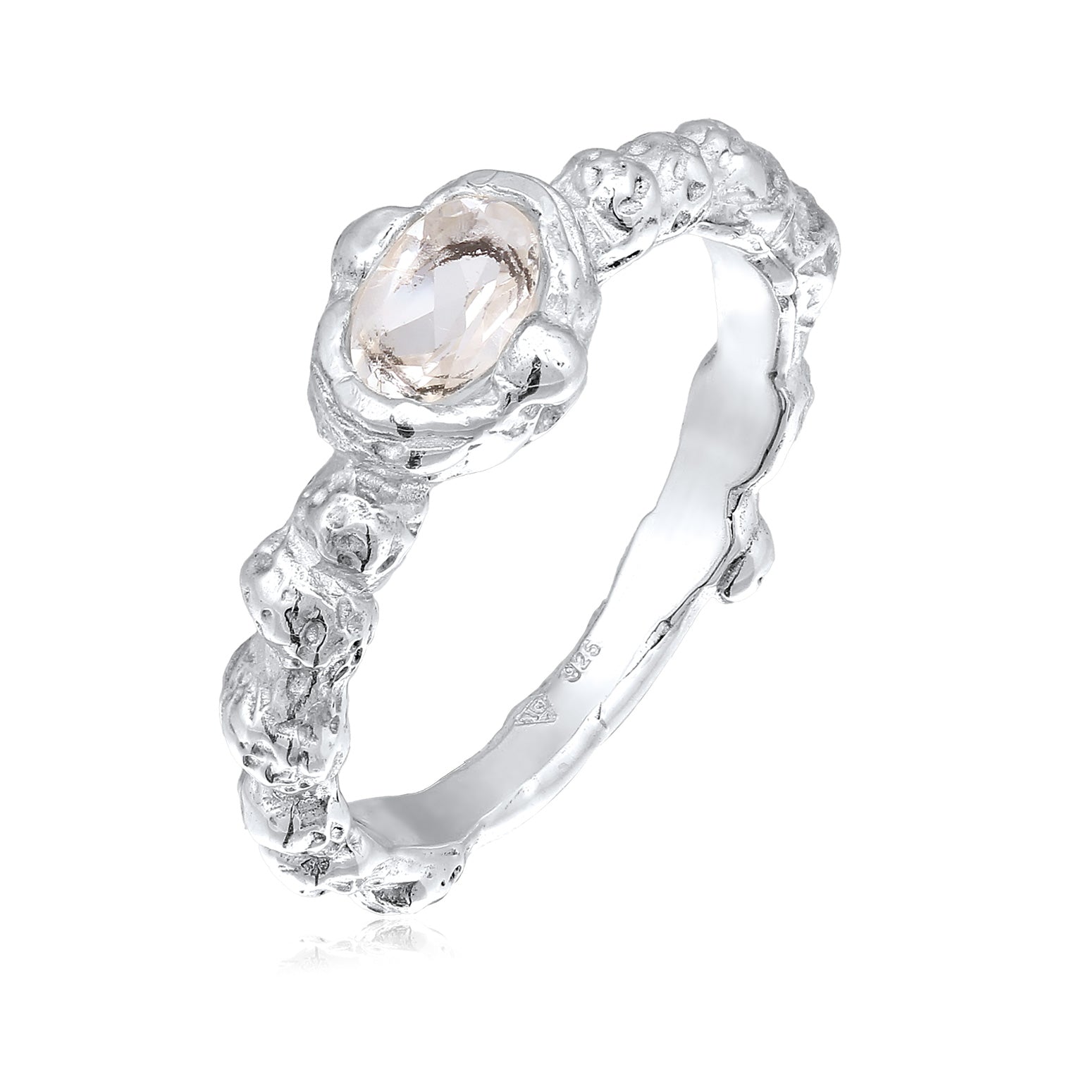 Silber - HAZE & GLORY | Topas Swirly Ring