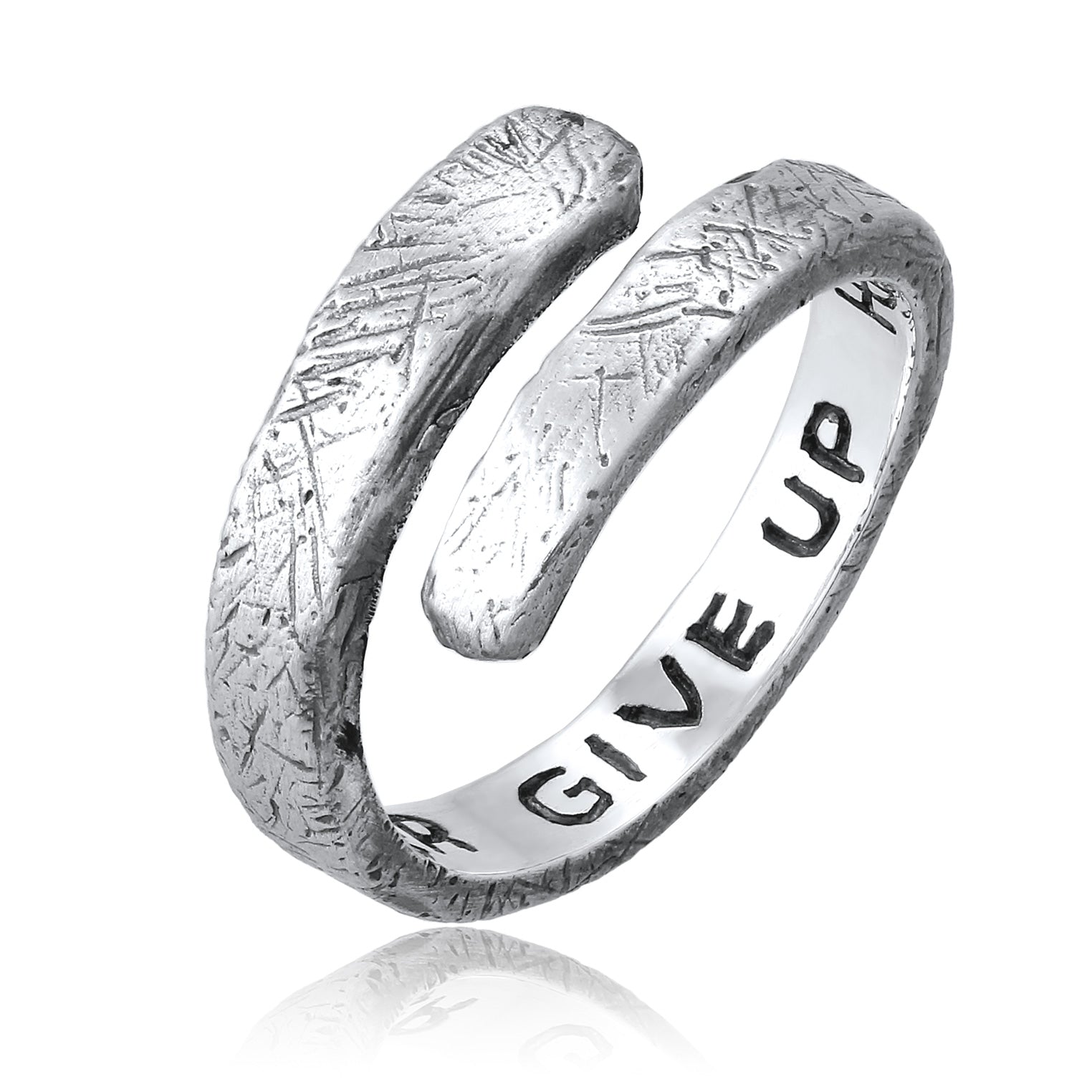 Silber - HAZE & GLORY | Never Give Up Ring