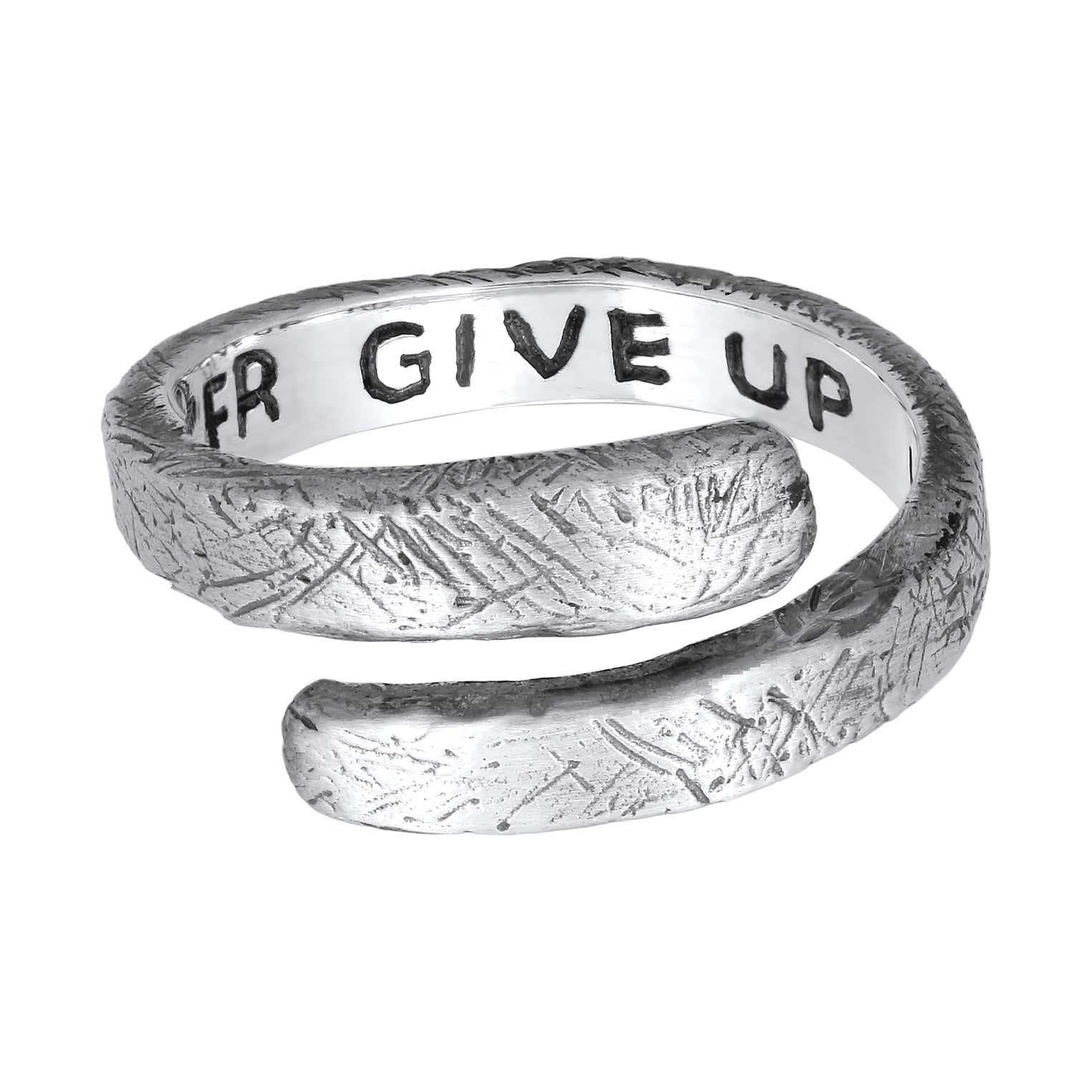 Silber - HAZE & GLORY | Never Give Up Ring
