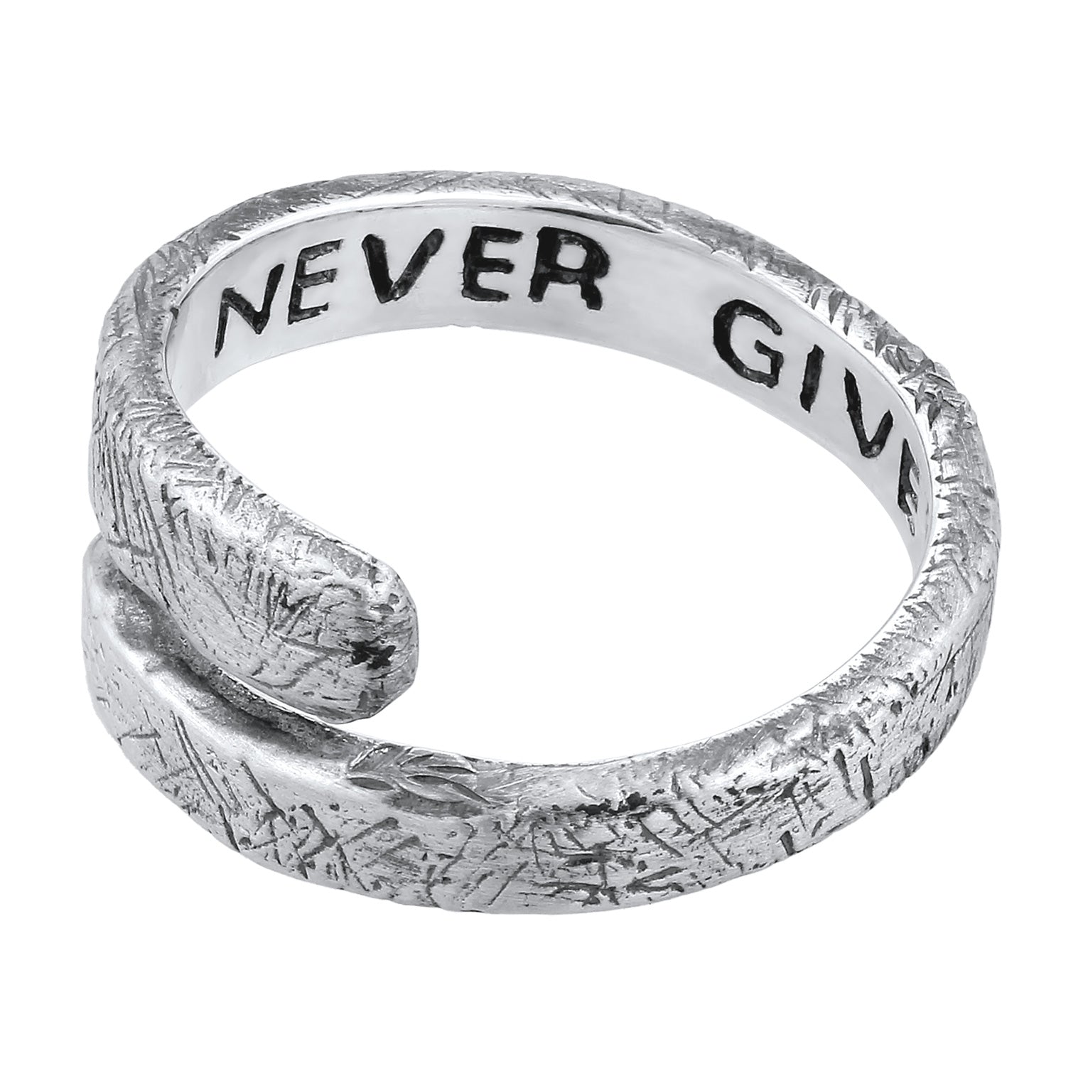 Silber - HAZE & GLORY | Never Give Up Ring