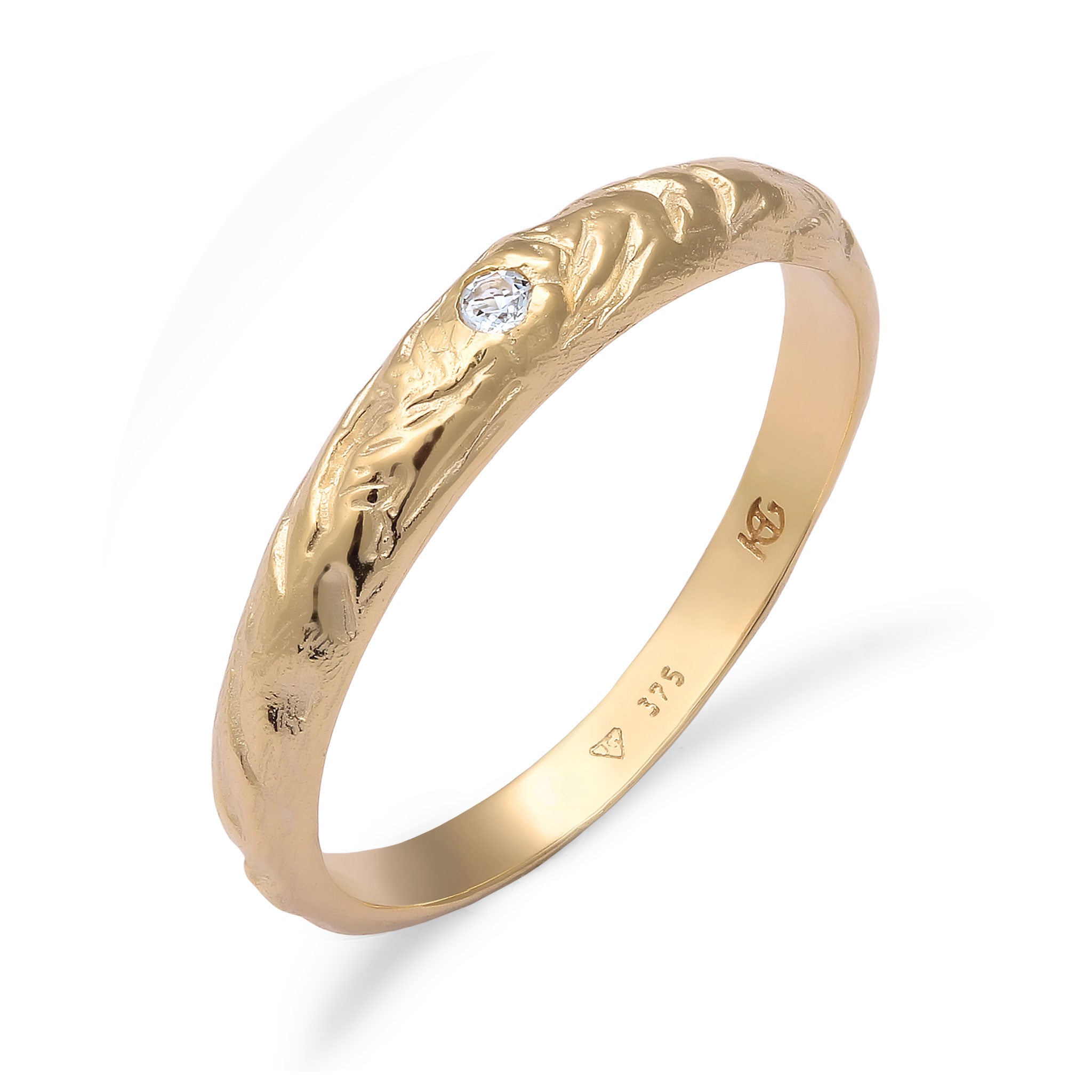 Gold - HAZE & GLORY | Rugged Gold Echtgold Ring