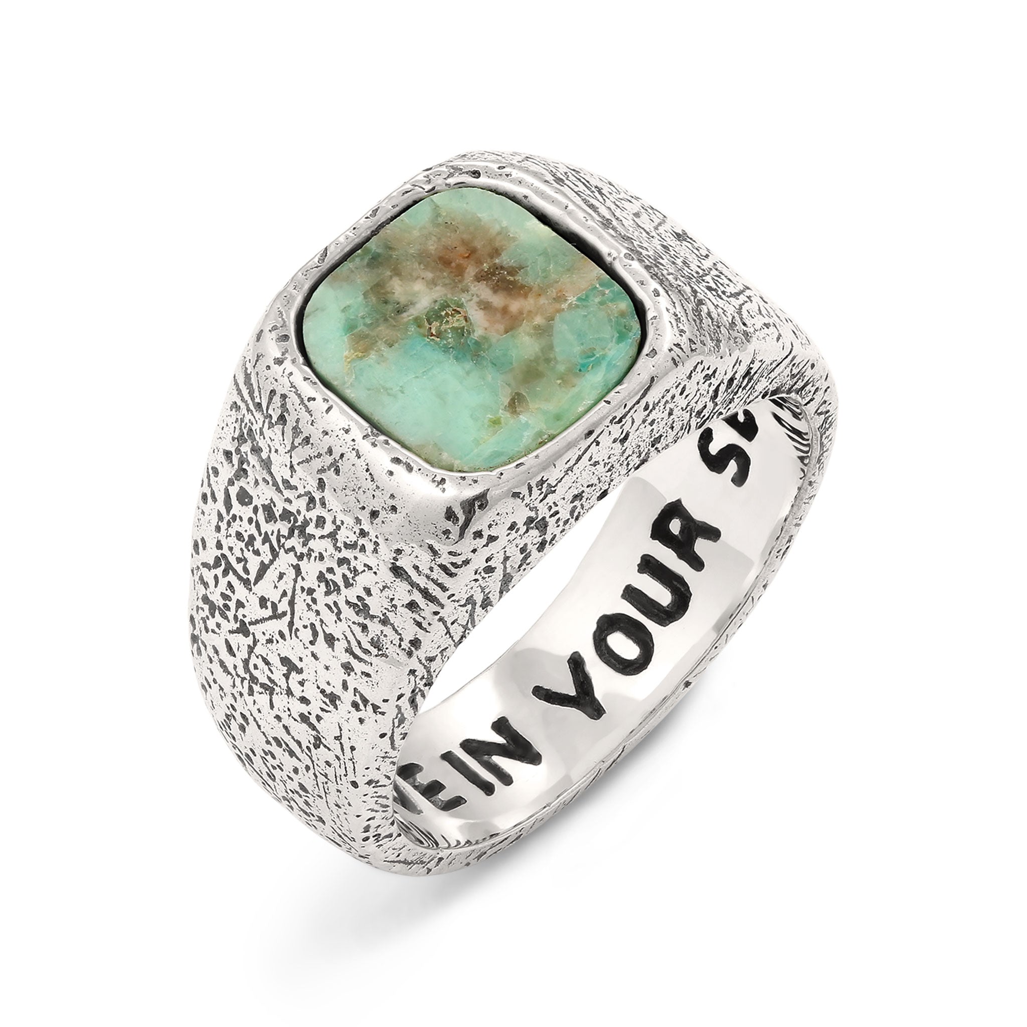 Silber - HAZE & GLORY | Earthly Türkis Siegelring