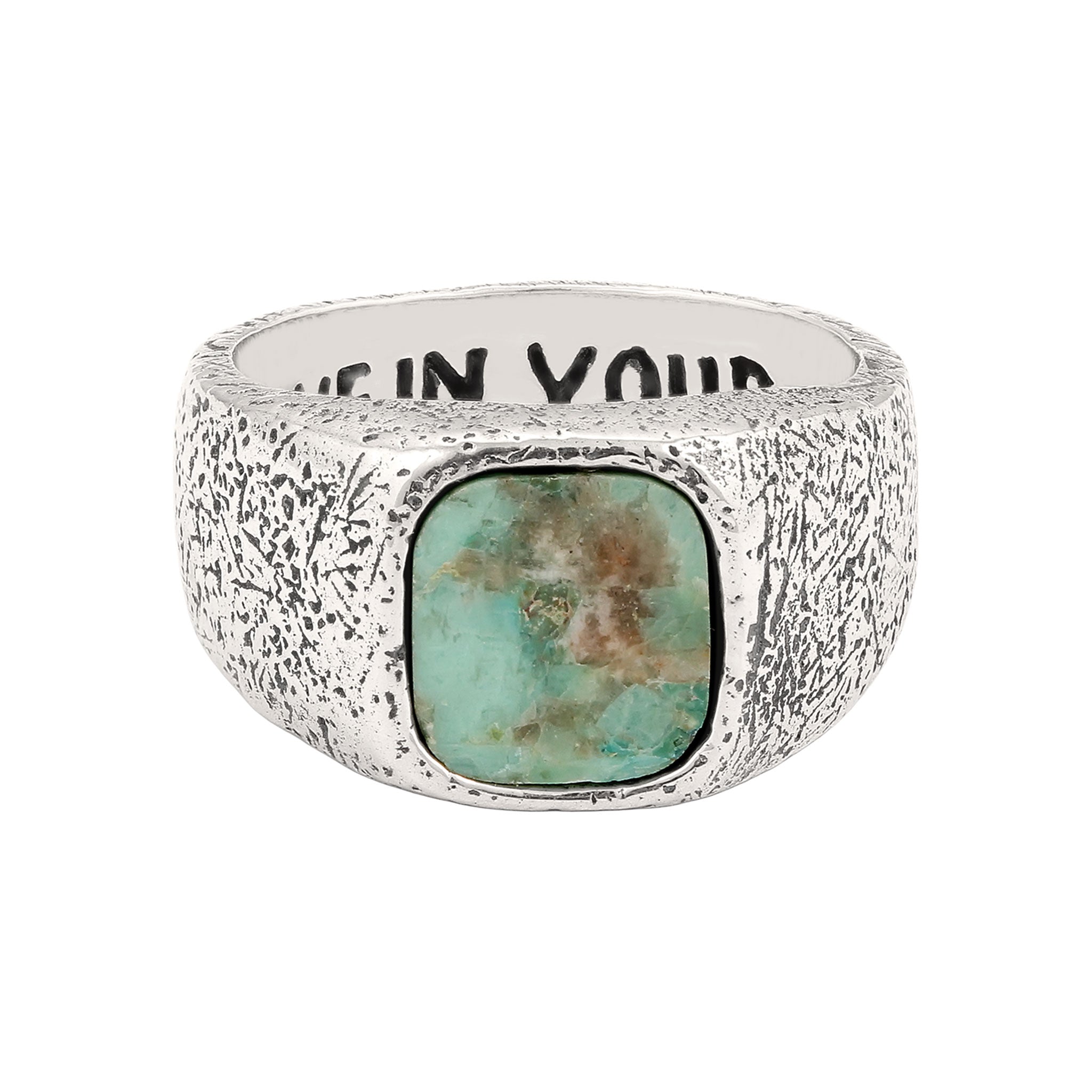 Silber - HAZE & GLORY | Earthly Türkis Siegelring