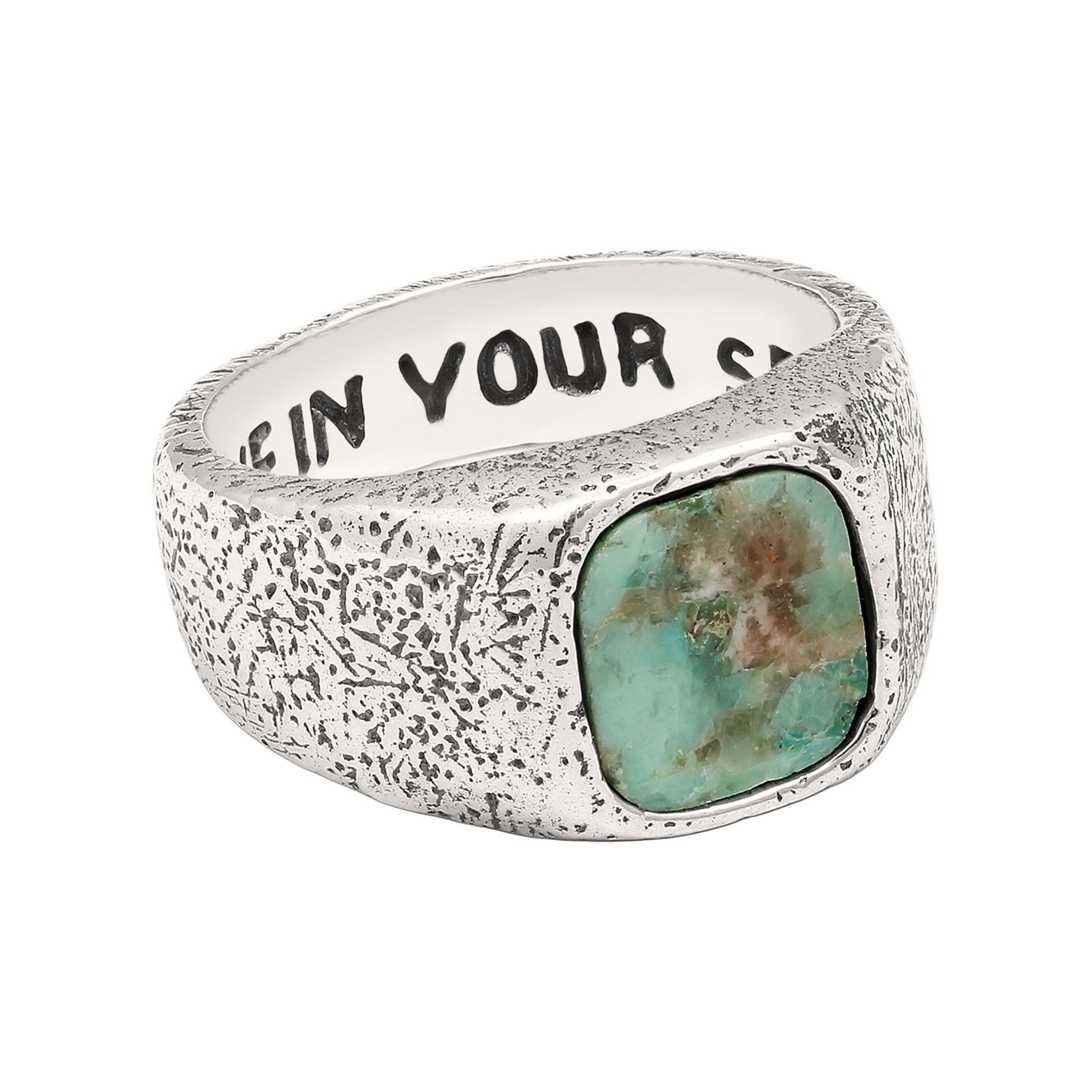 Silber - HAZE & GLORY | Earthly Türkis Siegelring