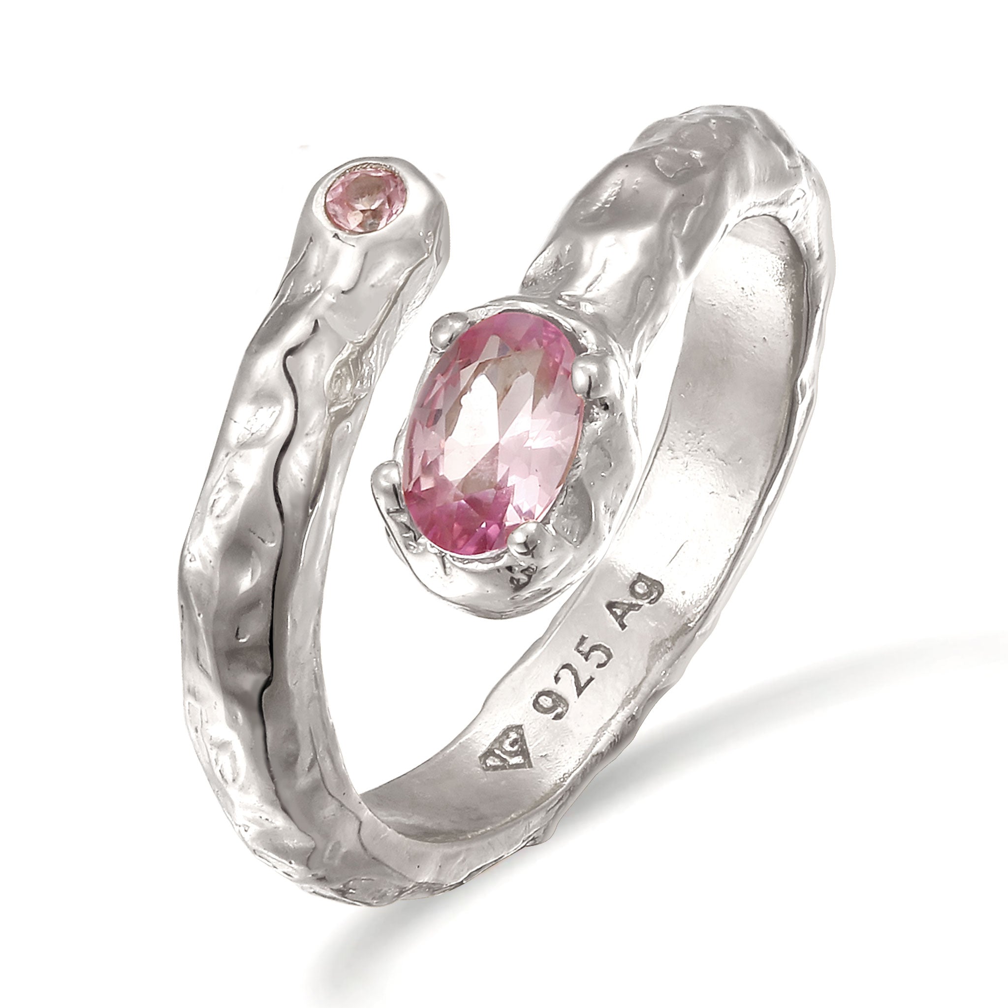 Silber - HAZE & GLORY | Saphir Hommage Wrap Ring