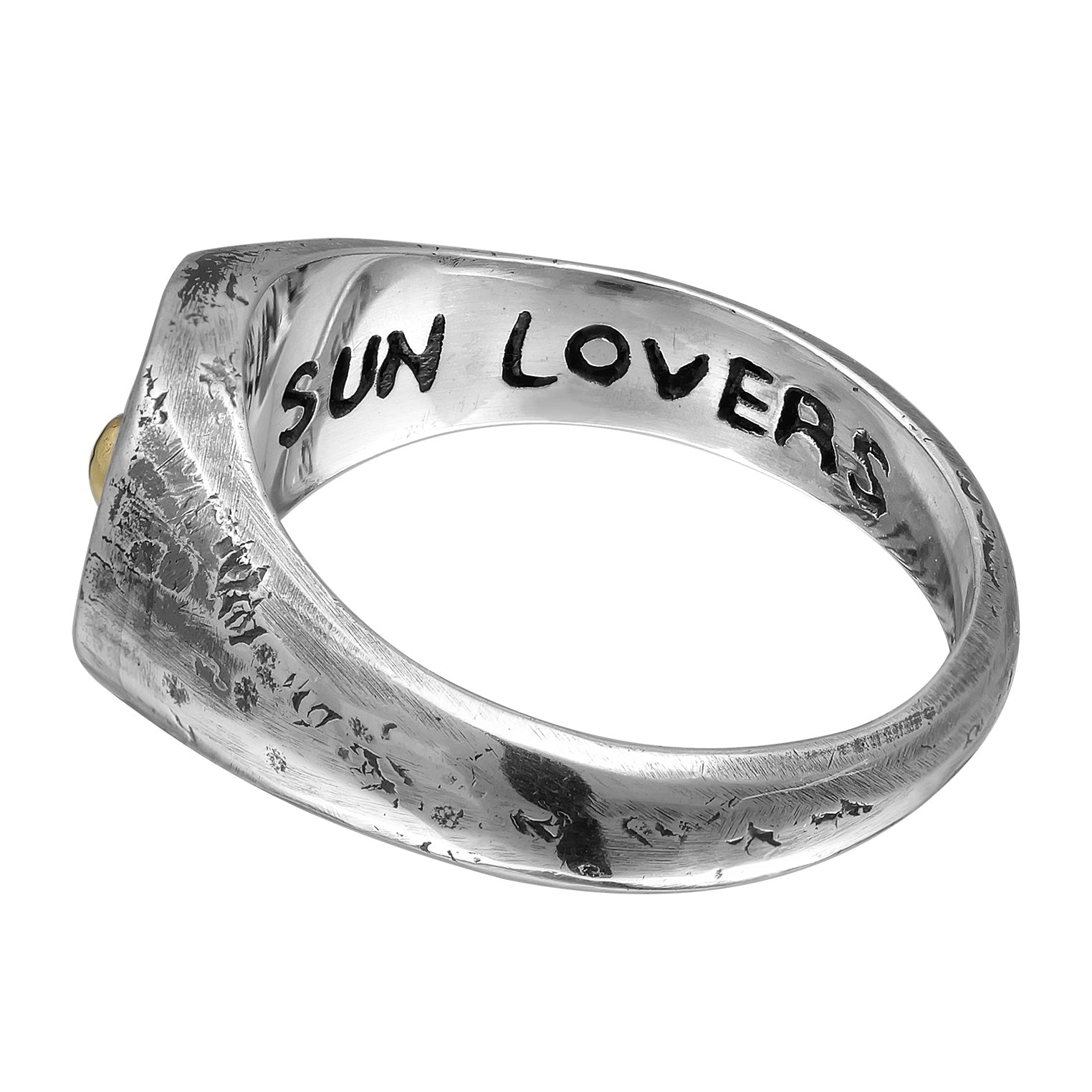 The Sun Lovers Ring, silver