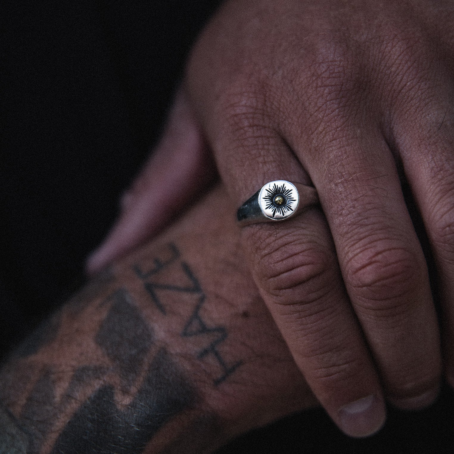 The Sun Lovers Ring, silver