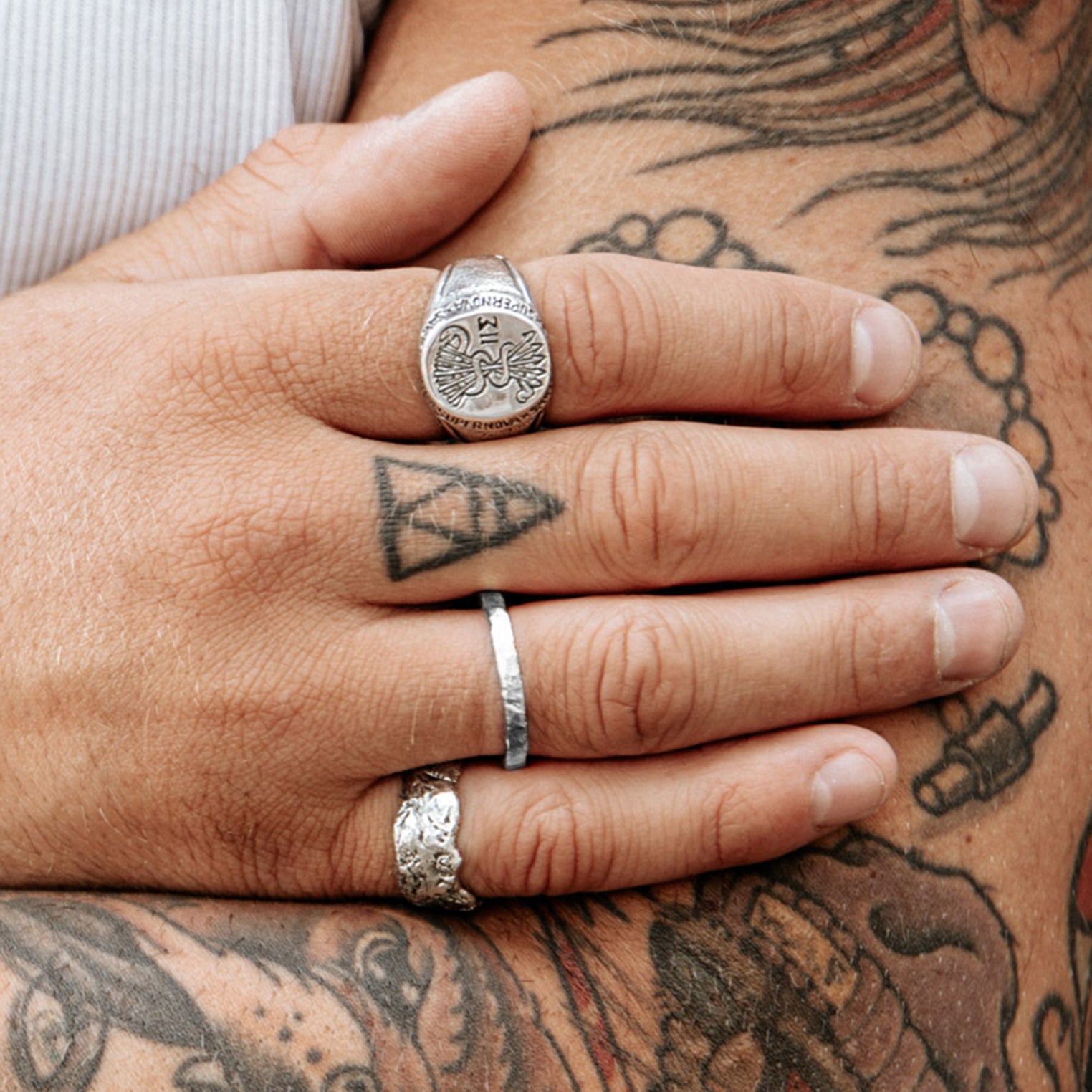 Zion ring, silver