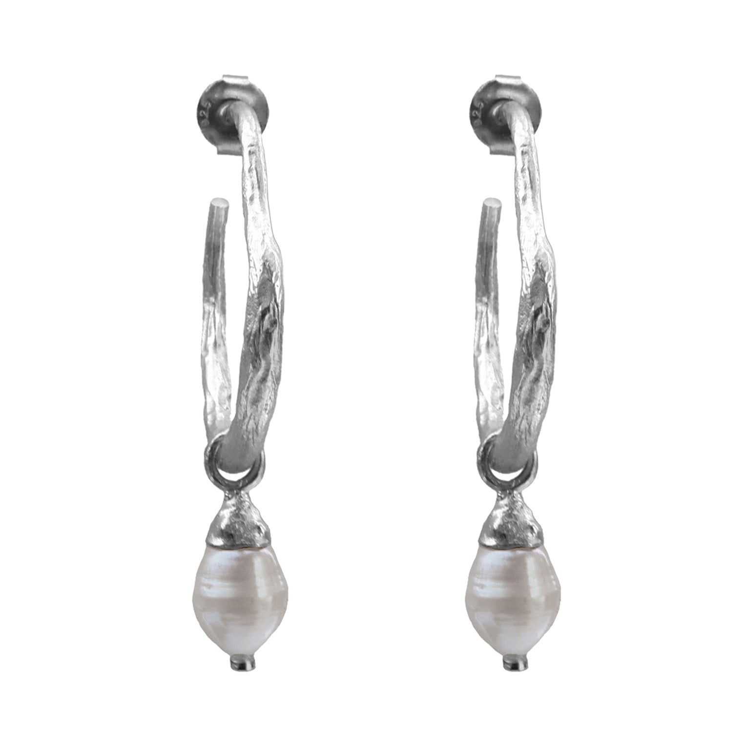 Silber - HAZE & GLORY | Mutiara Perlen Ohrringe, silber