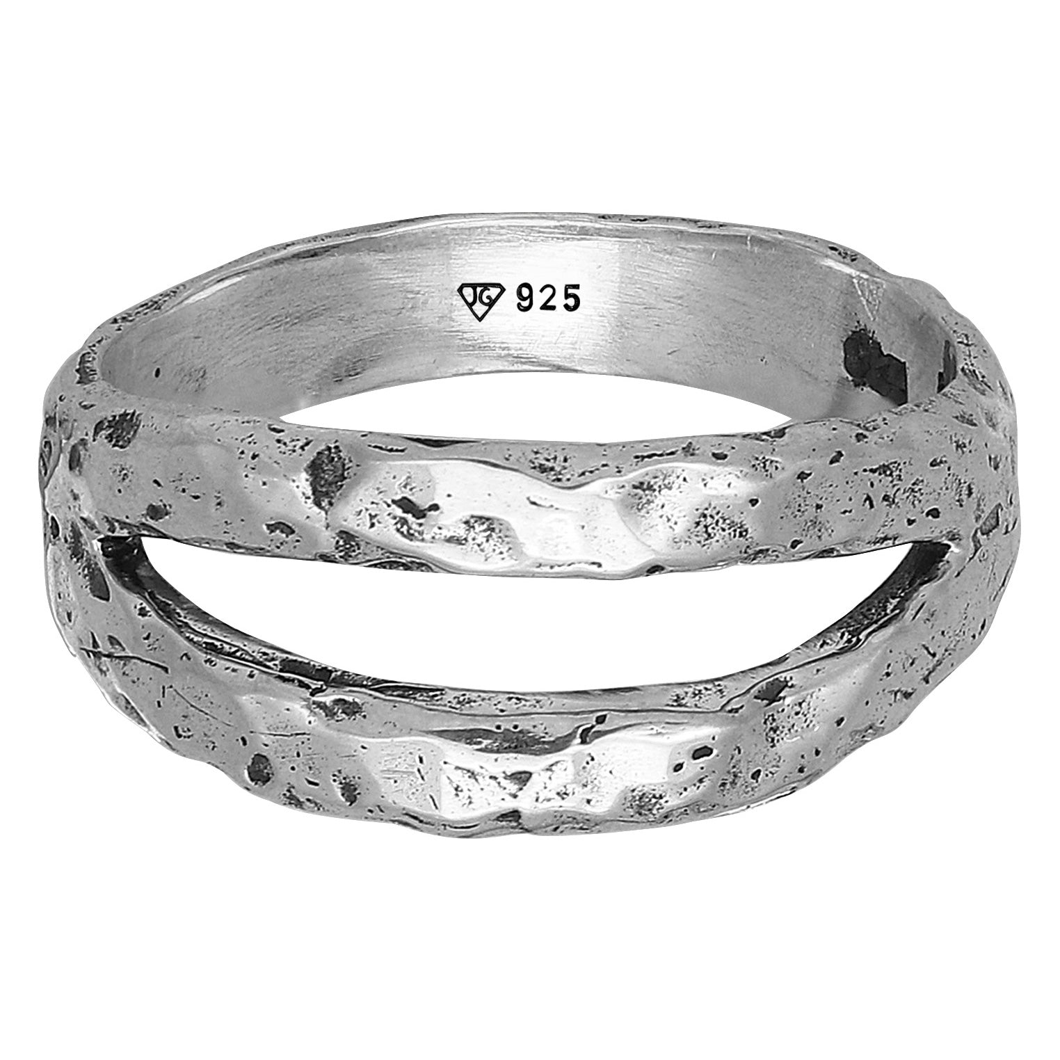 Silber - HAZE & GLORY | Twin Ring, light finish