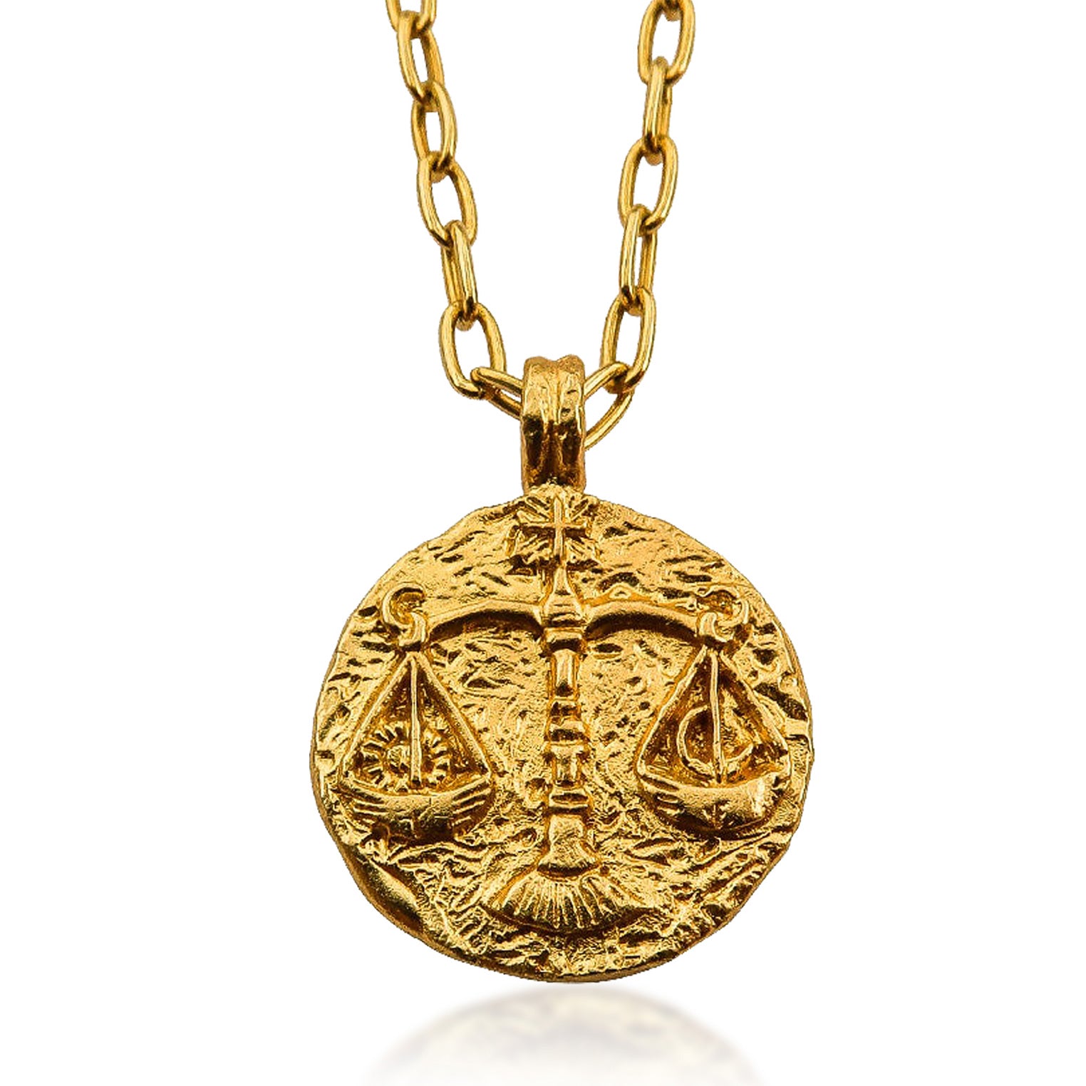Gold - HAZE & GLORY | Gold Tierkreiszeichen Halskette - Waage
