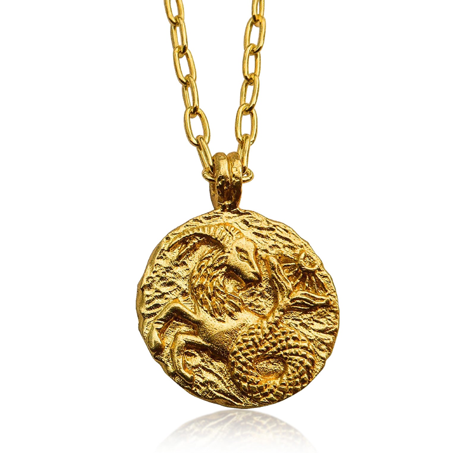 Gold - HAZE & GLORY | Gold Tierkreiszeichen Halskette - Steinbock