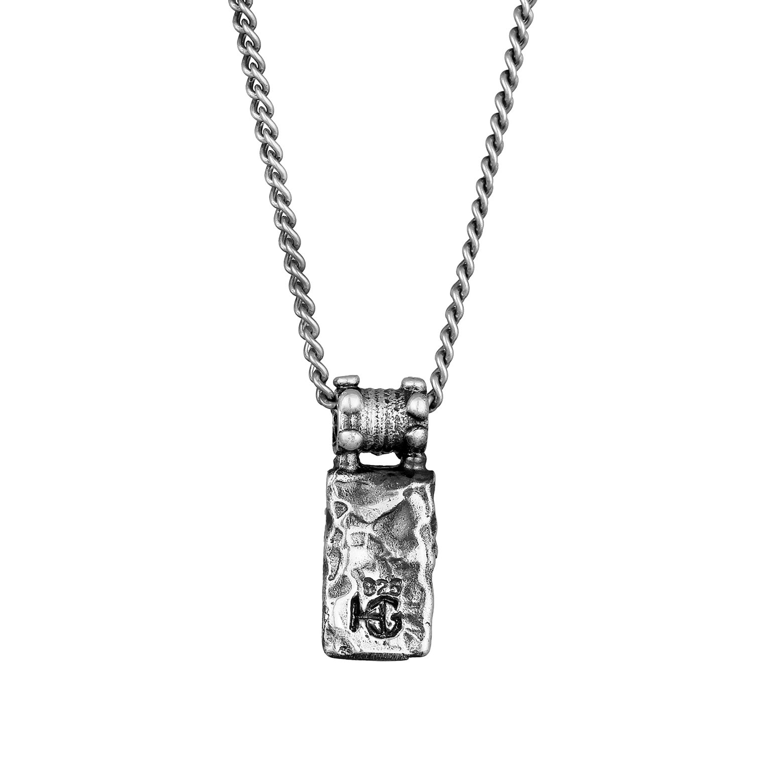 Silber - HAZE & GLORY | Black Zirkonia Shield Halskette