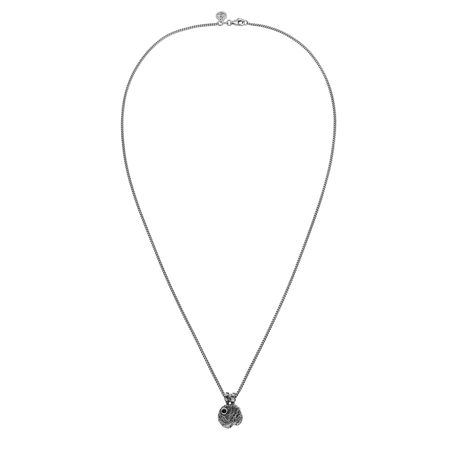 Silber - HAZE & GLORY | Black Zirkon Circle Halskette