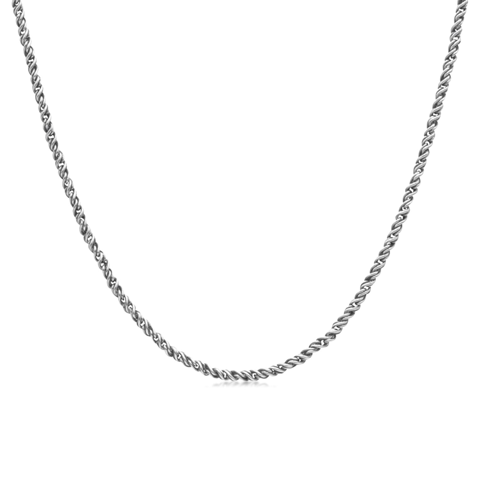 Silber - HAZE & GLORY | Premium Twisted Halskette 925 Sterling Silber