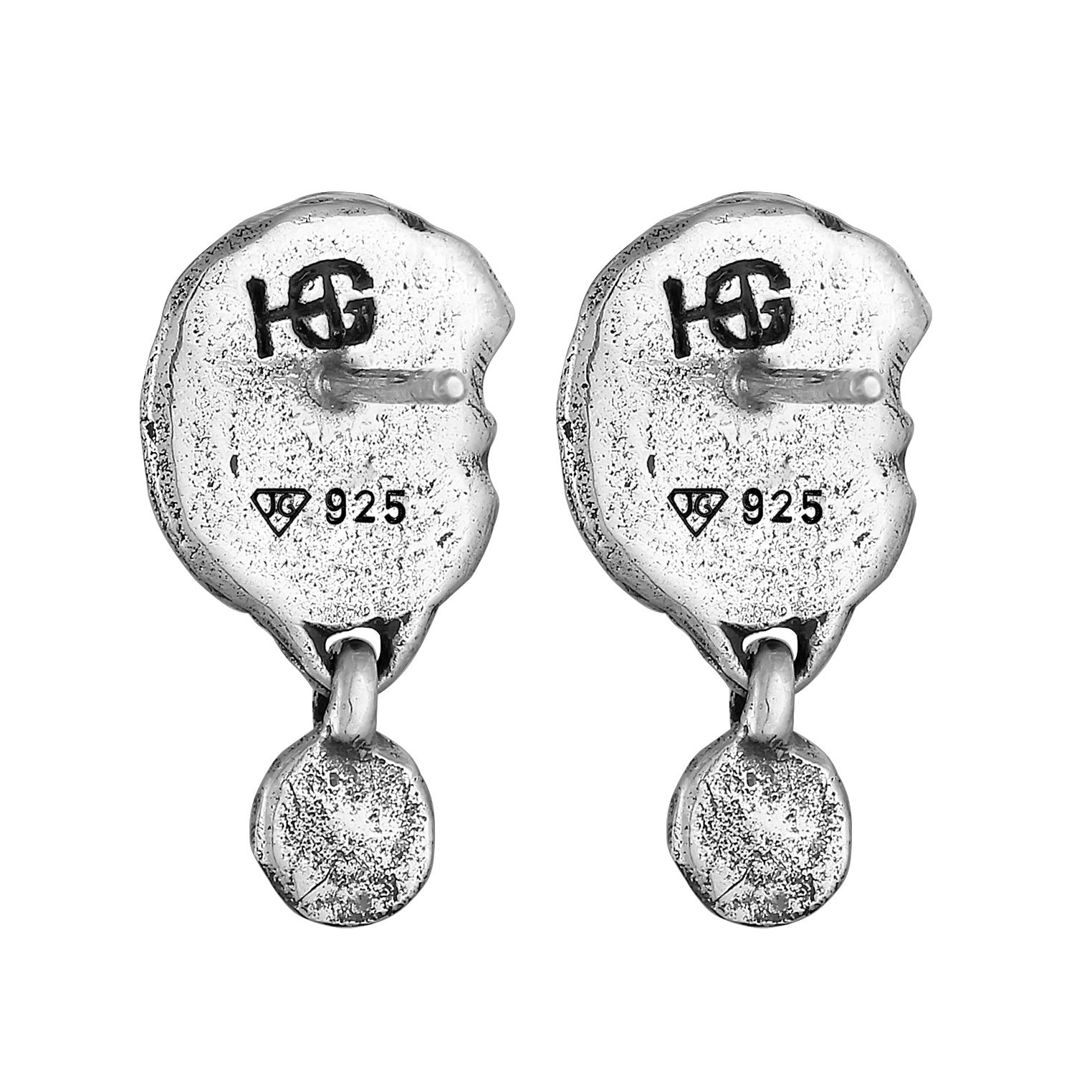 Silber - HAZE & GLORY | Jamila Red Ruby Ohrstecker, silber