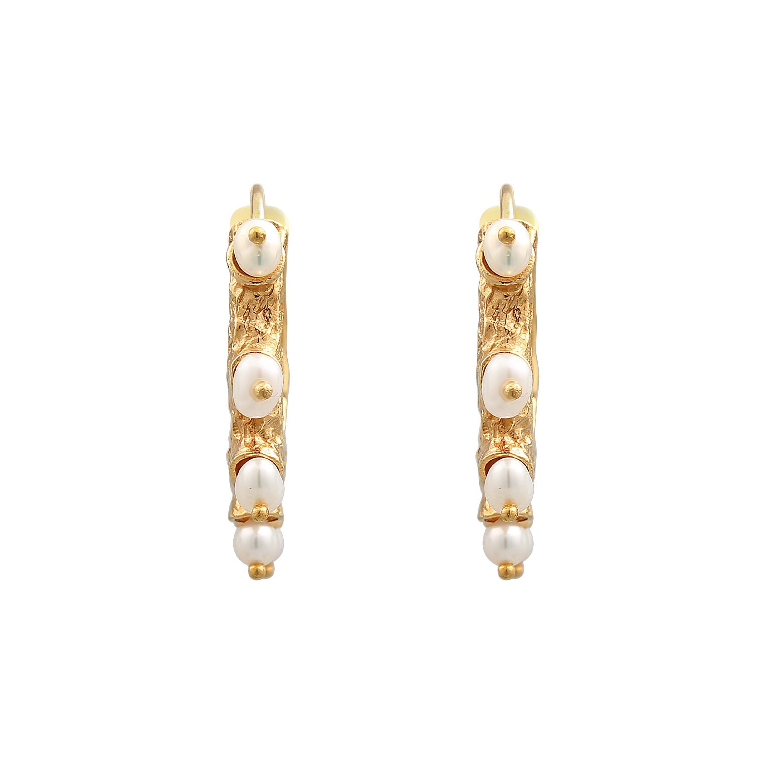 Gold - HAZE & GLORY | Sun of Pearls Perlen Ohrringe