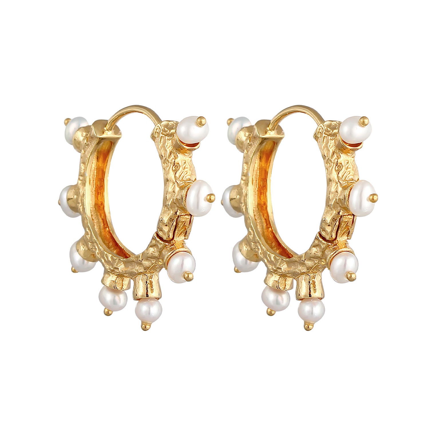 Gold - HAZE & GLORY | Sun of Pearls Perlen Ohrringe