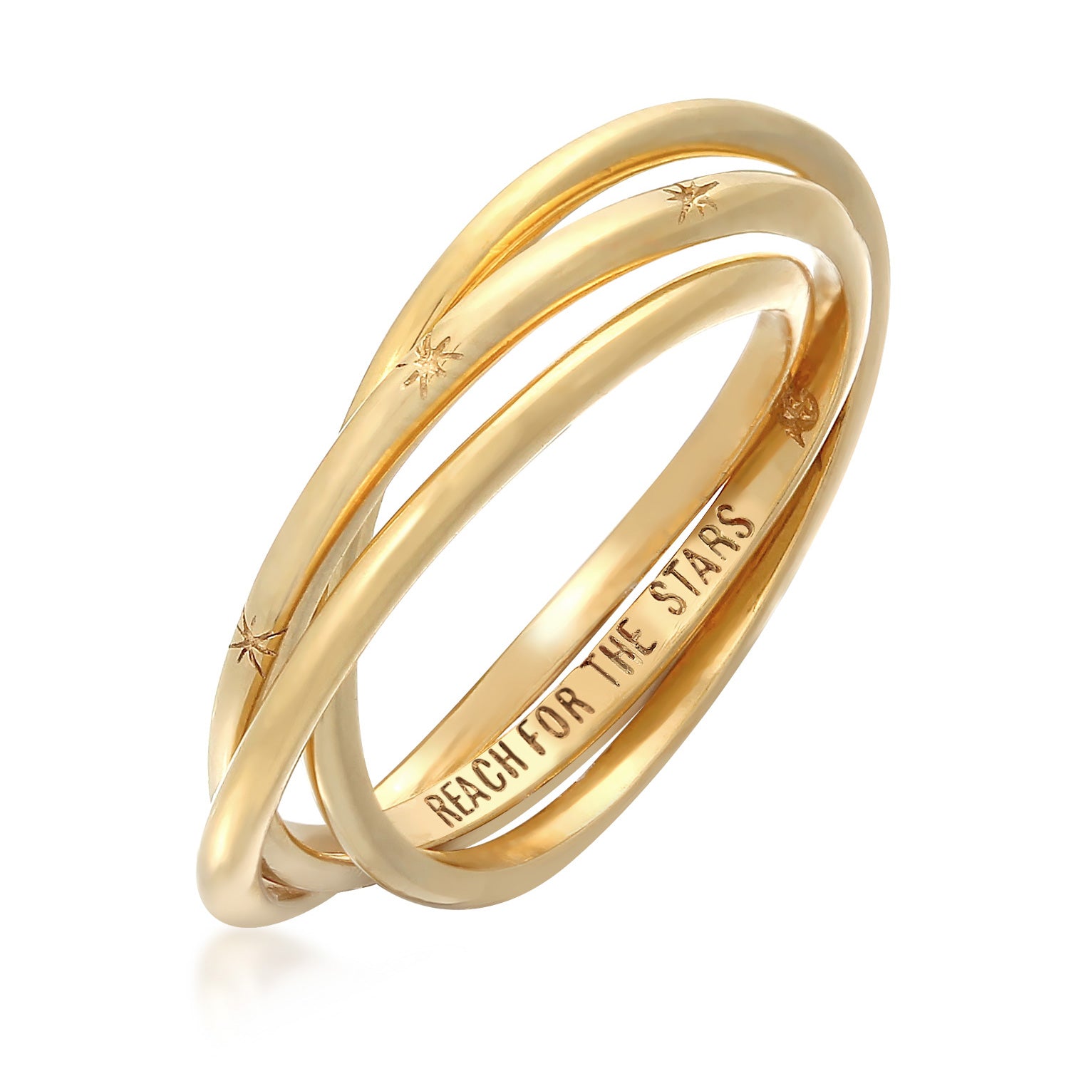 Gold - HAZE & GLORY | Reach for the Stars Trinity Gold Ring