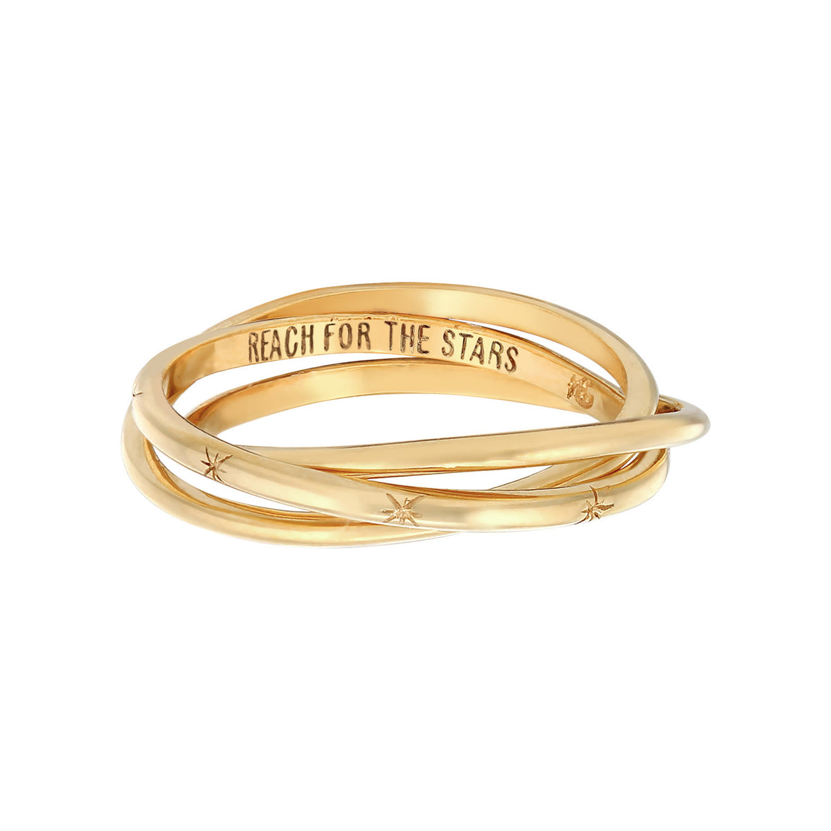 Gold - HAZE & GLORY | Reach for the Stars Trinity Gold Ring