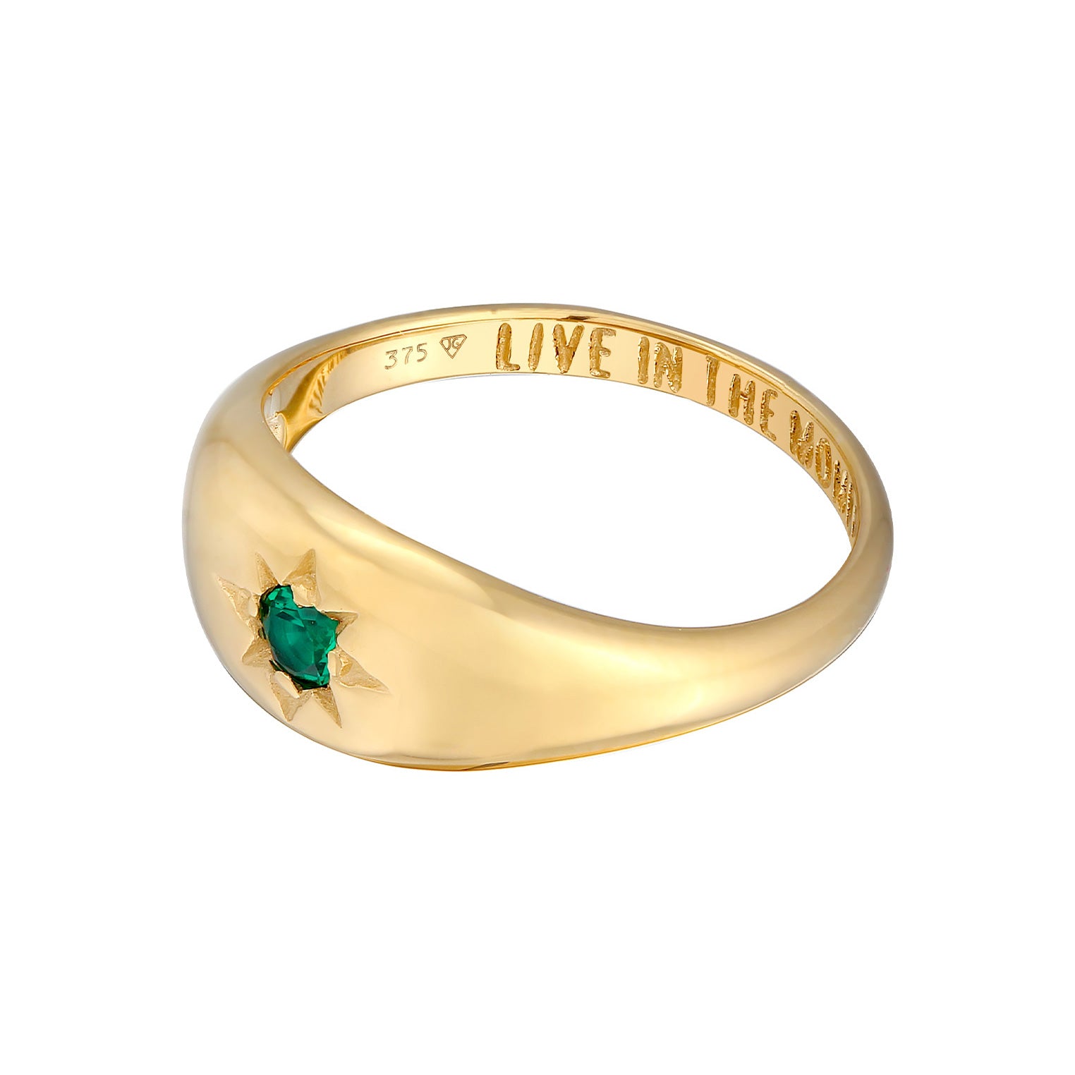 Gold - HAZE & GLORY | Smaragd Moment Gold Ring