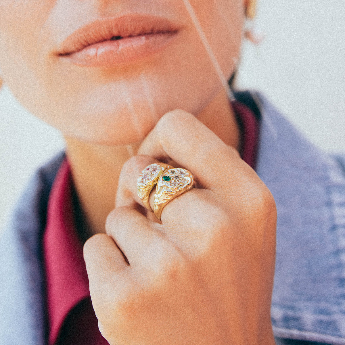 Gold - HAZE & GLORY | Clementine Echtgold Ring