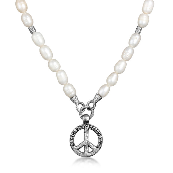 ネックレス・ペンダント +ENGBROX+ peace heart pearl necklace set EBNL23056SV 86326-image-squared-1-