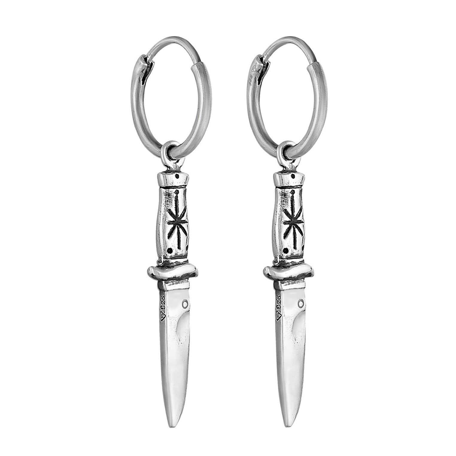 Silber - HAZE & GLORY | Creolen - The Knife 925 Silber