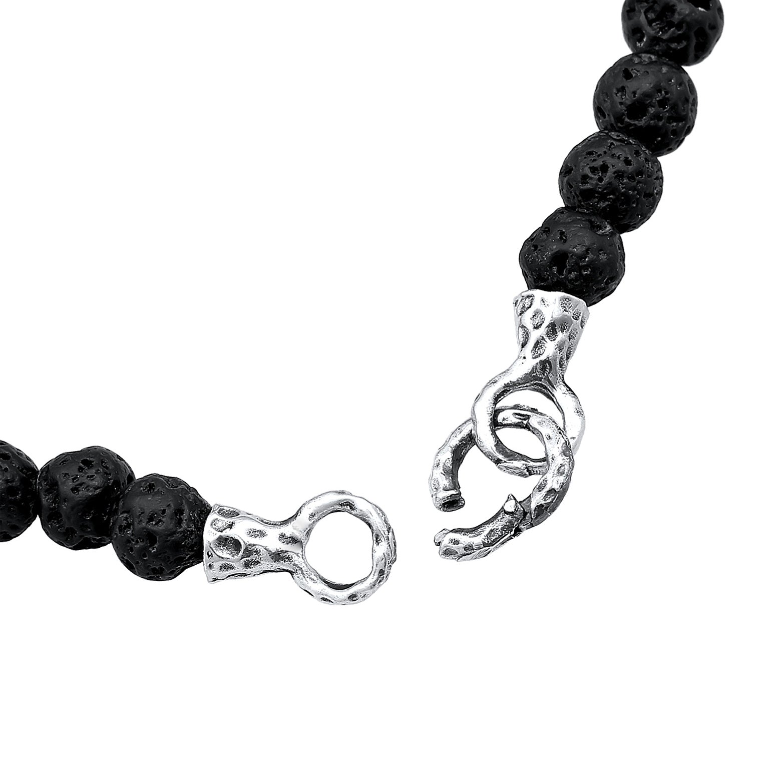Silber - HAZE & GLORY | Lava Bead Herrenkette