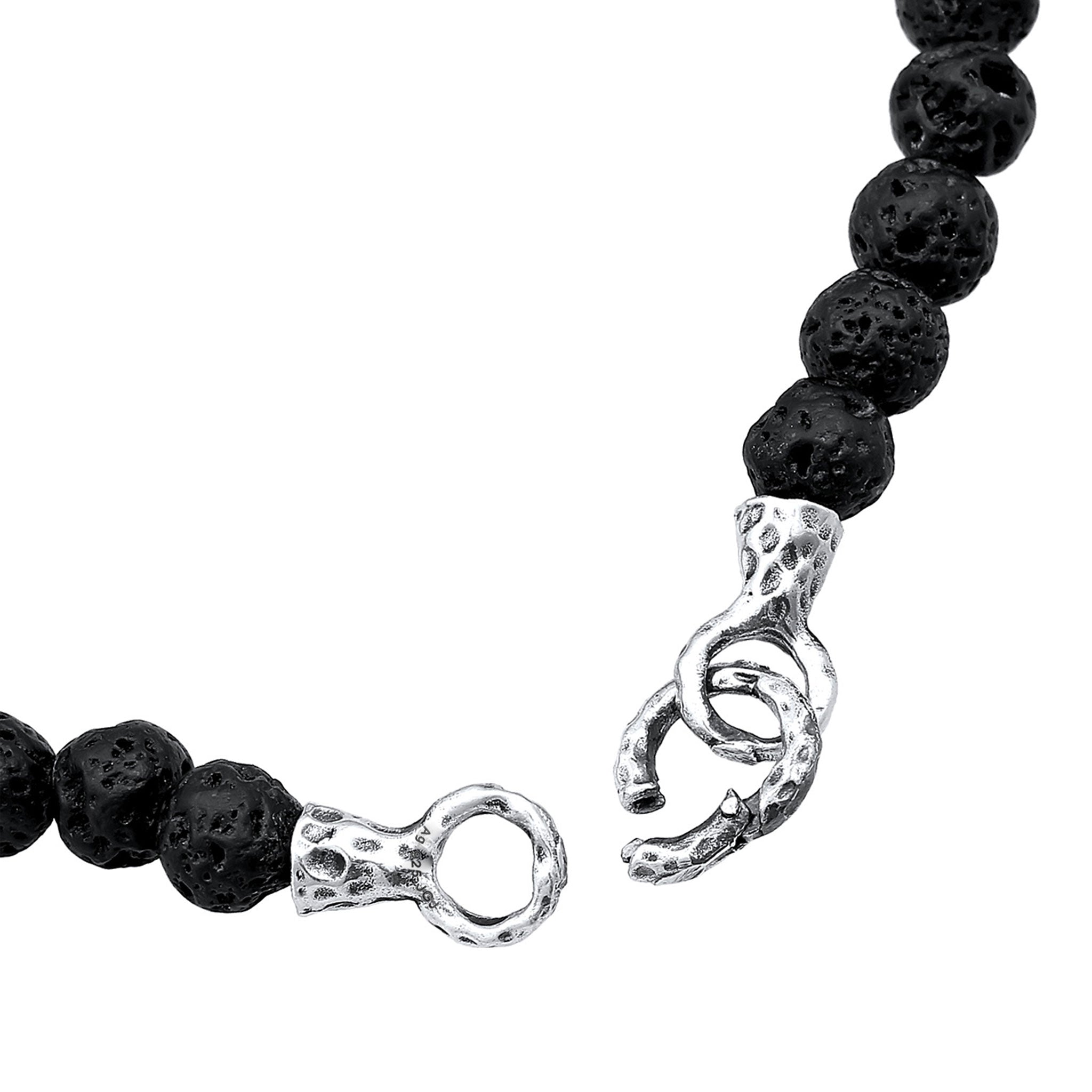 Silber - HAZE & GLORY | Lava Bead Herrenkette