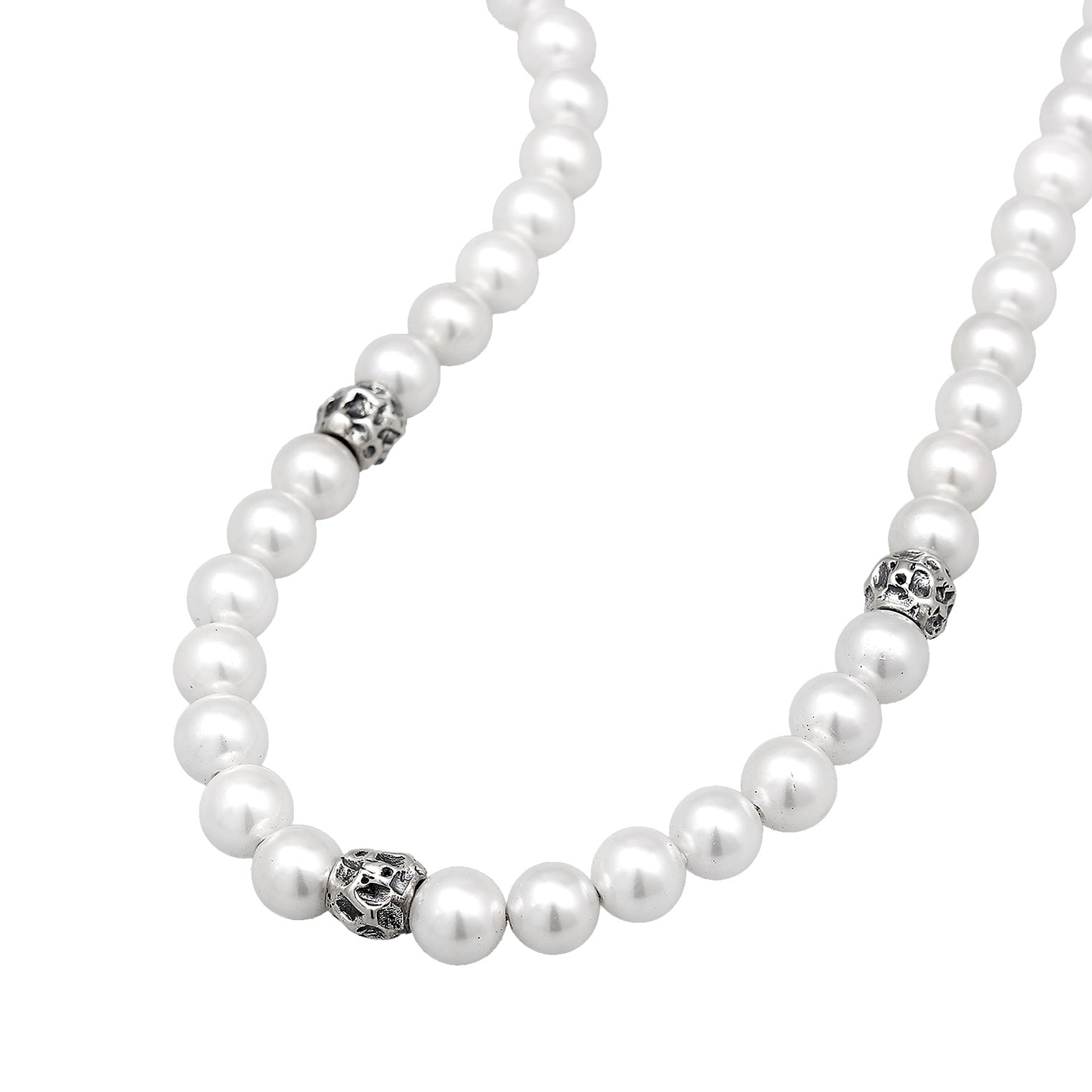 Silber - HAZE & GLORY | Pearl Organic Nugget Halskette