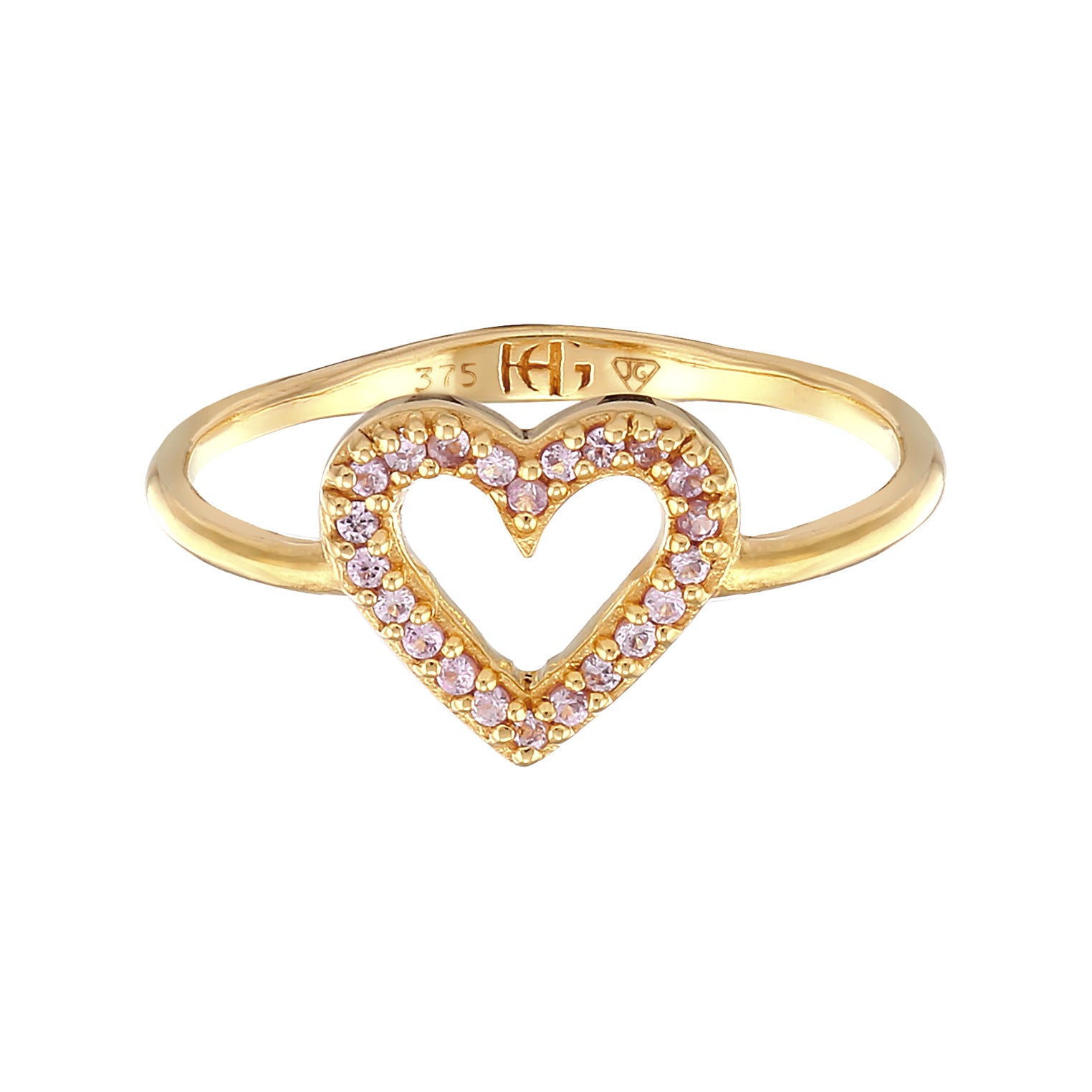 Gold - HAZE & GLORY | I heart you Echtgold Ring