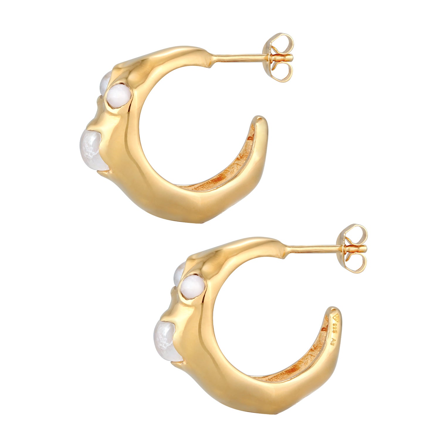 Gold - HAZE & GLORY | Night Hoop Earrings