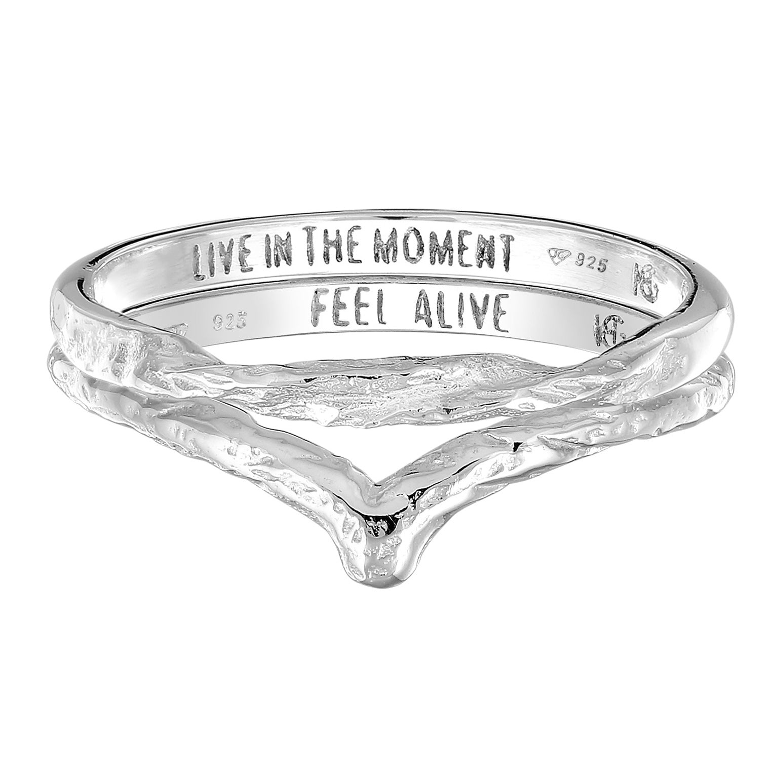 Silber - HAZE & GLORY | Moment - Feel Alive Ring Set